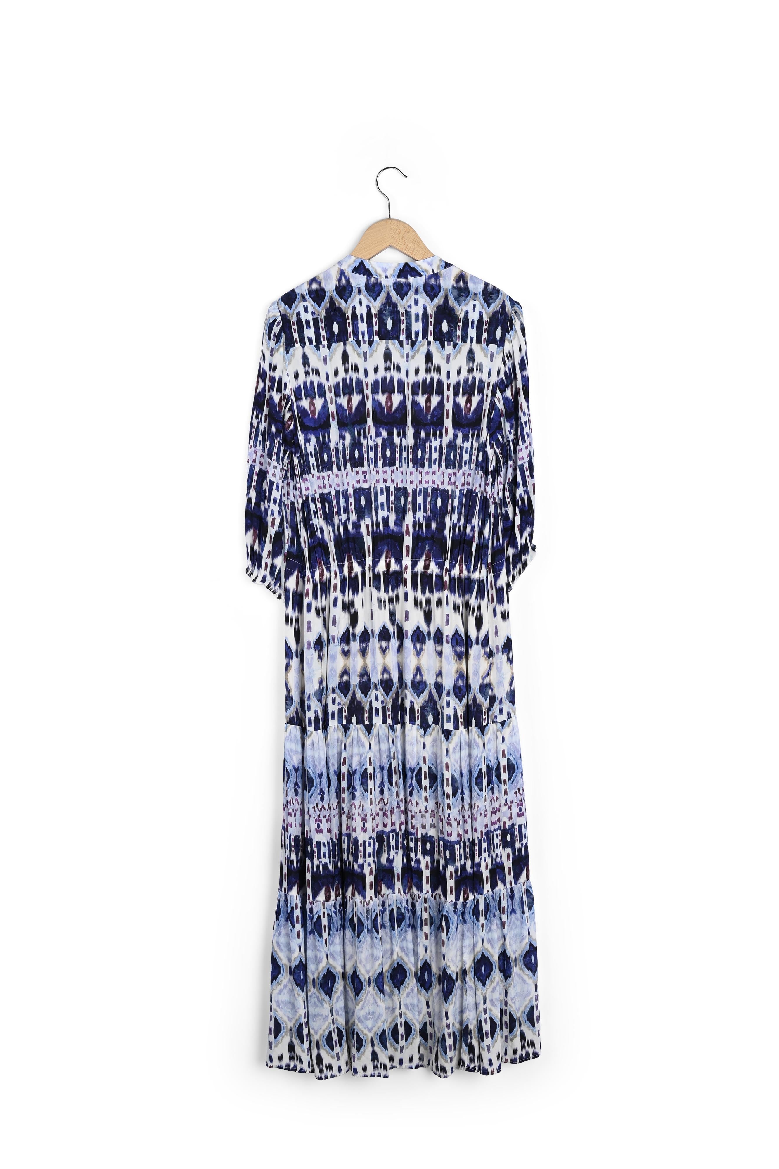 Robe maxi imprimé Ikat - JIVAN Faume - seconde main