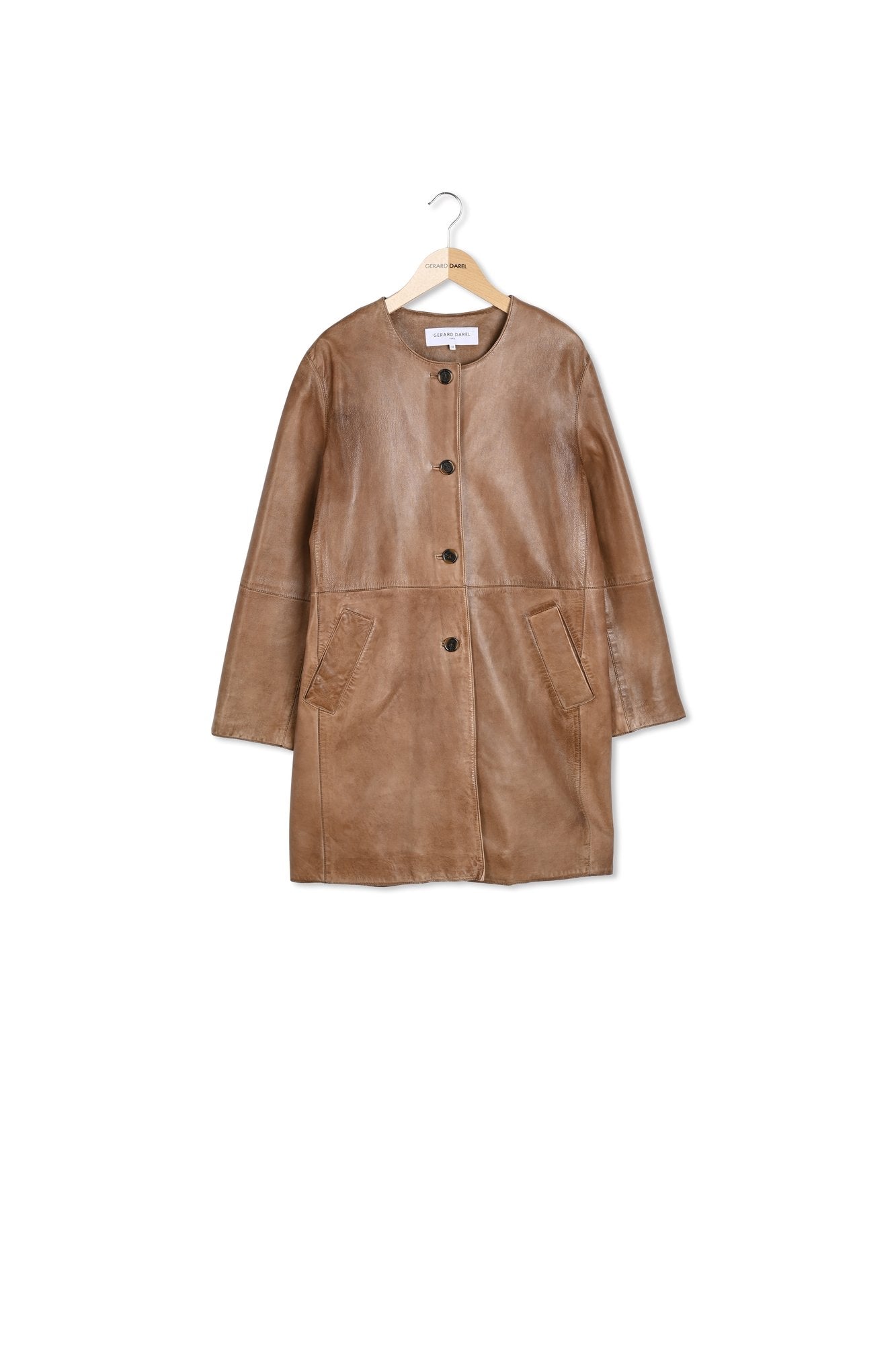 MAGIE - Manteau cuir Faume - seconde main