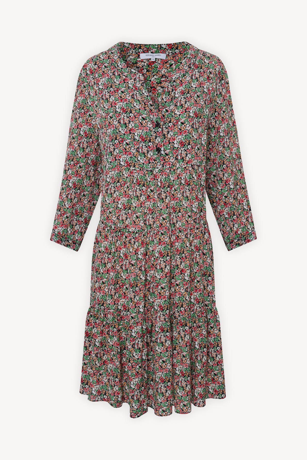 Robe fleurie à étages - JACOB Faume - seconde main