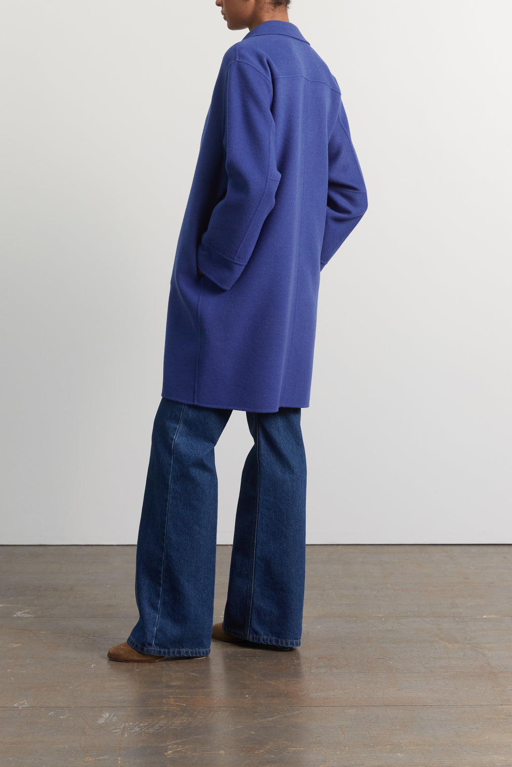 Manteau en laine zippé - SABELLE Faume - seconde main