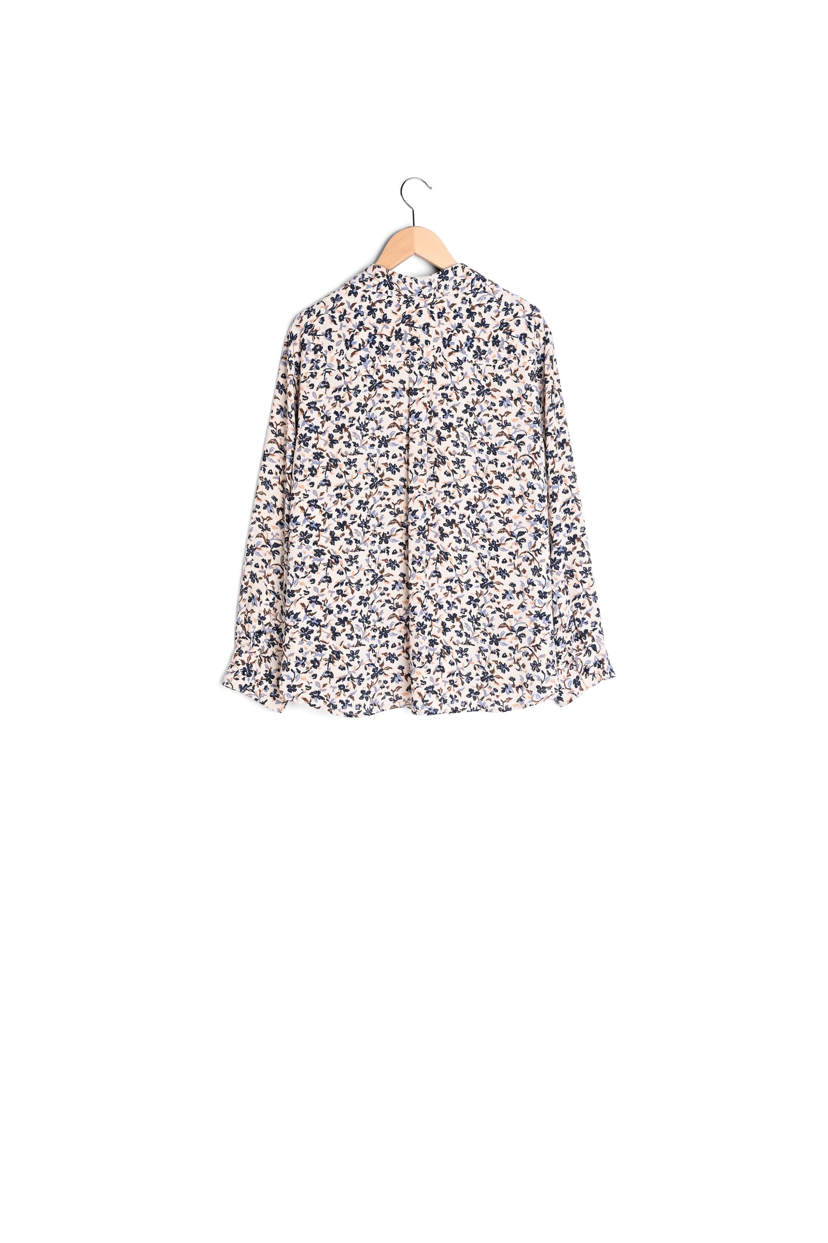 Alessia - Chemise fluide à imprimé floral Faume - seconde main