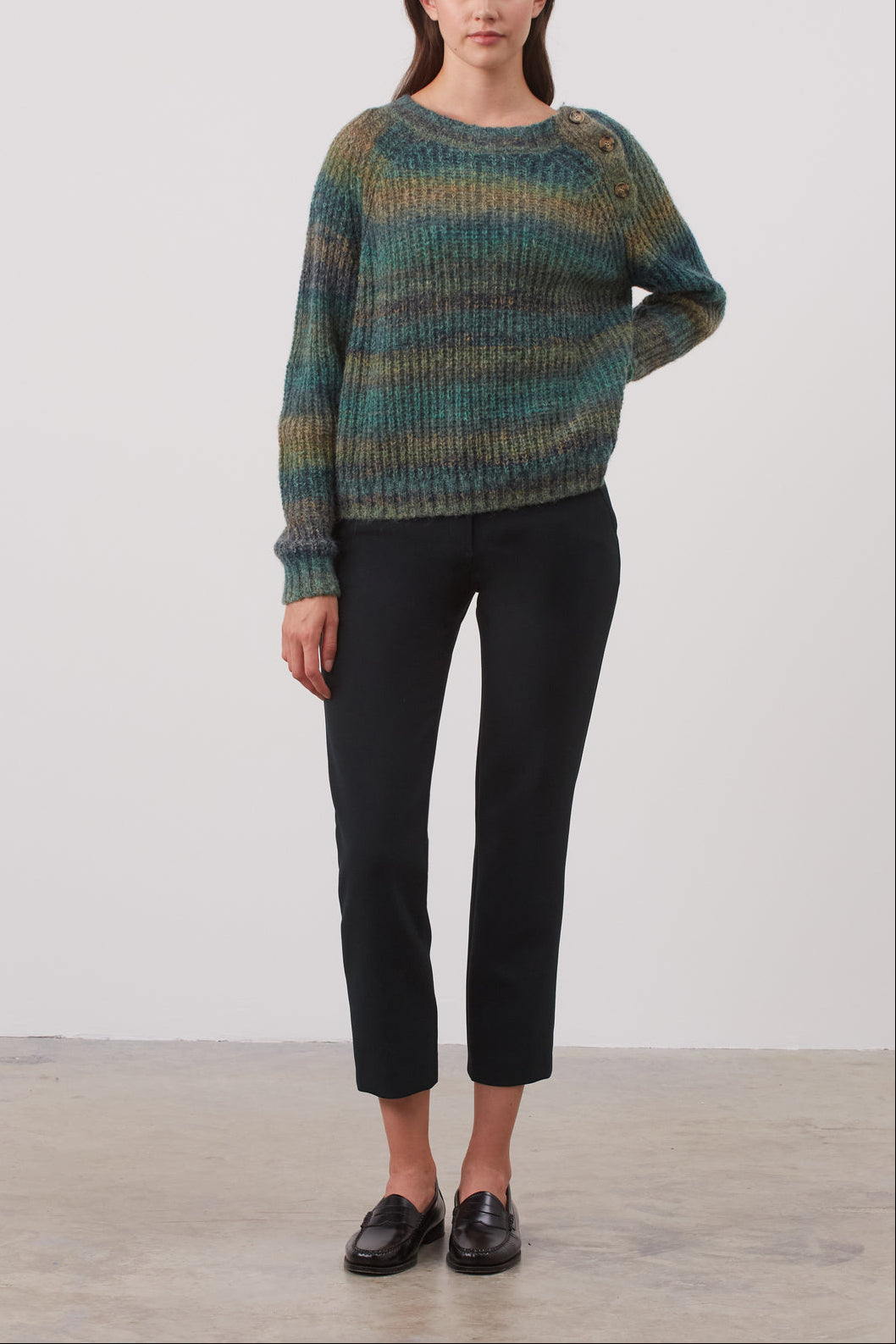 Pull chiné en laine apalga - LILA Faume - seconde main