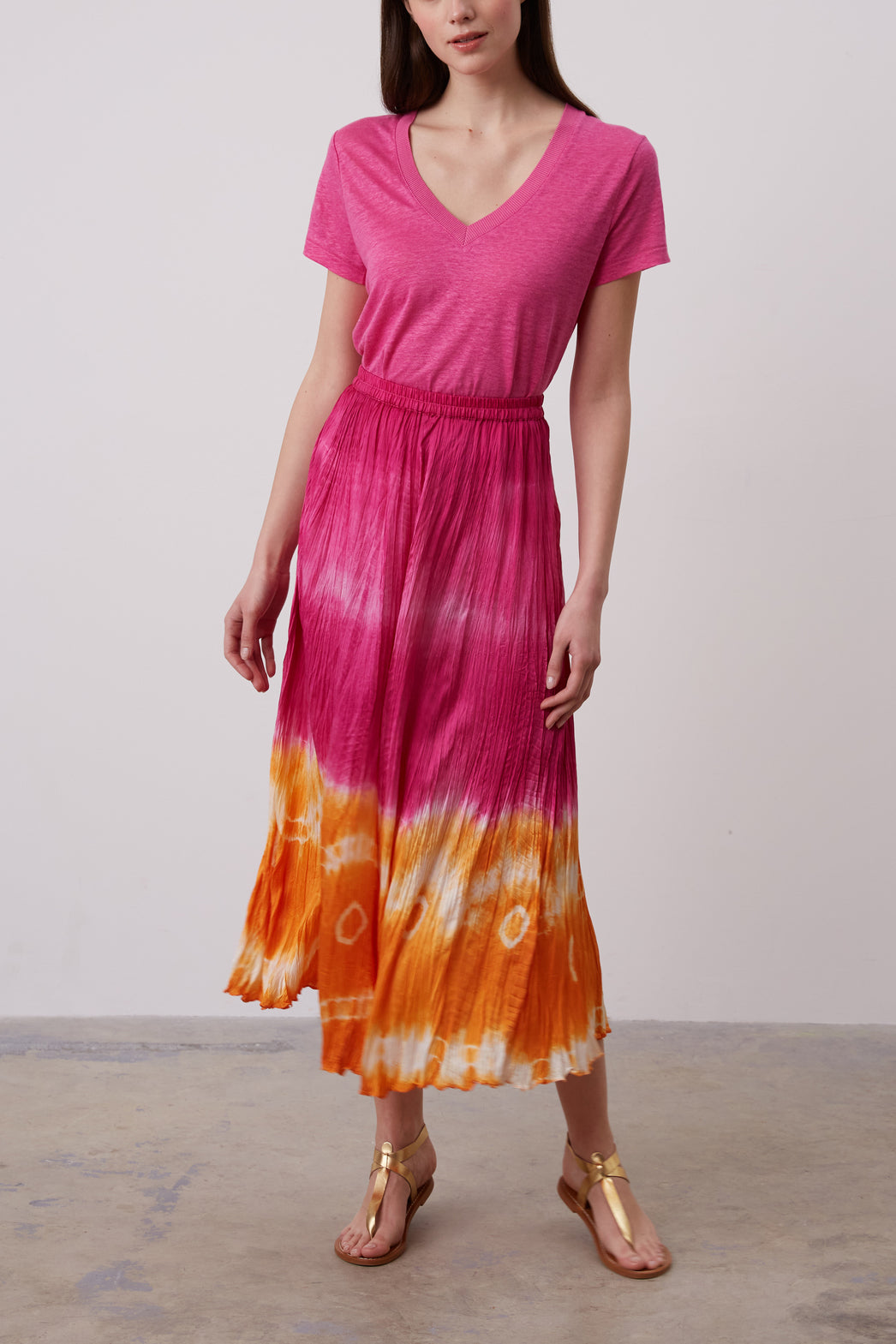 Jupe longue Tie and Dye - BABETH Faume - seconde main