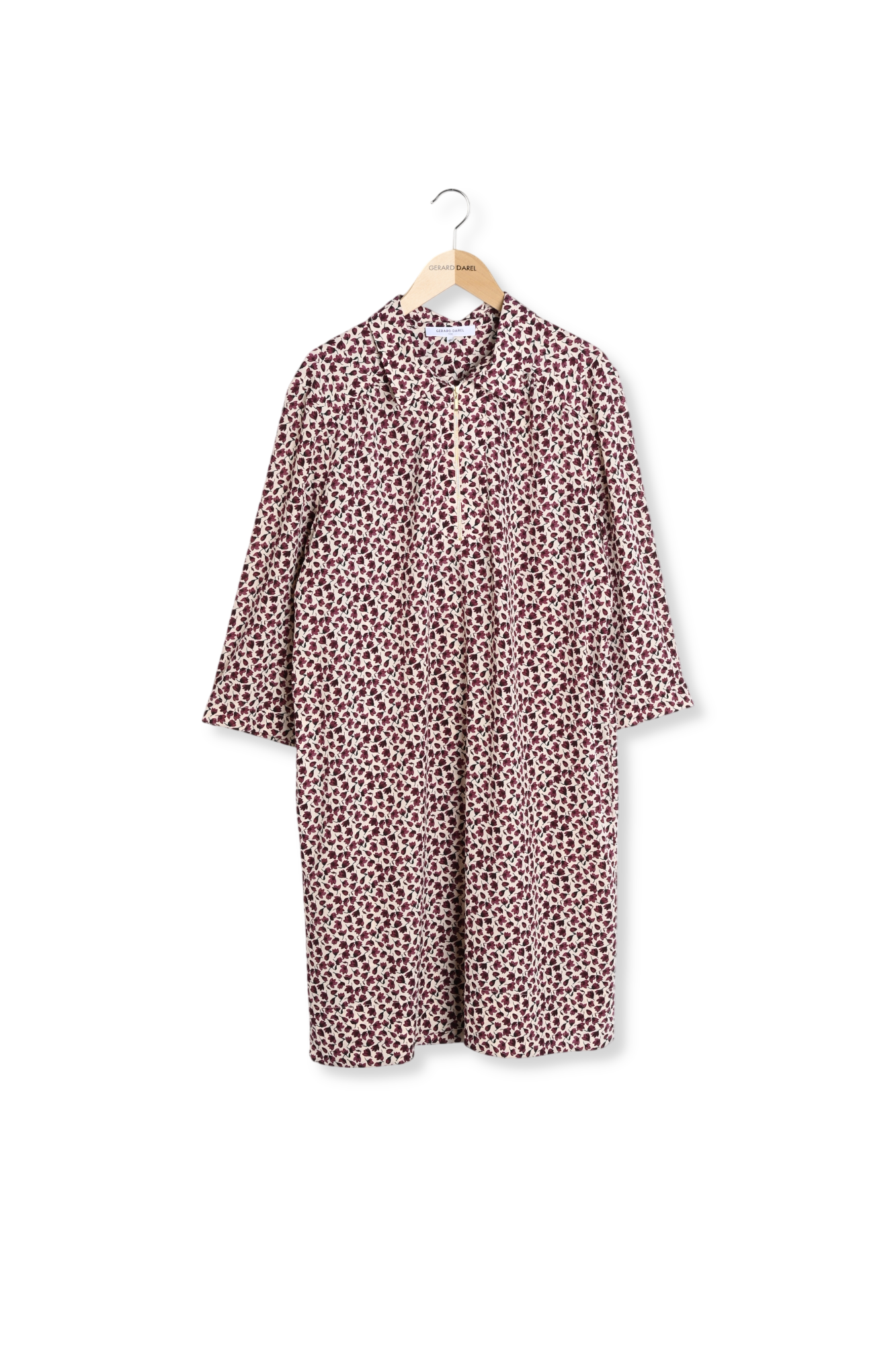 Robe courte zippée à fleurs - JORGIA Faume - seconde main