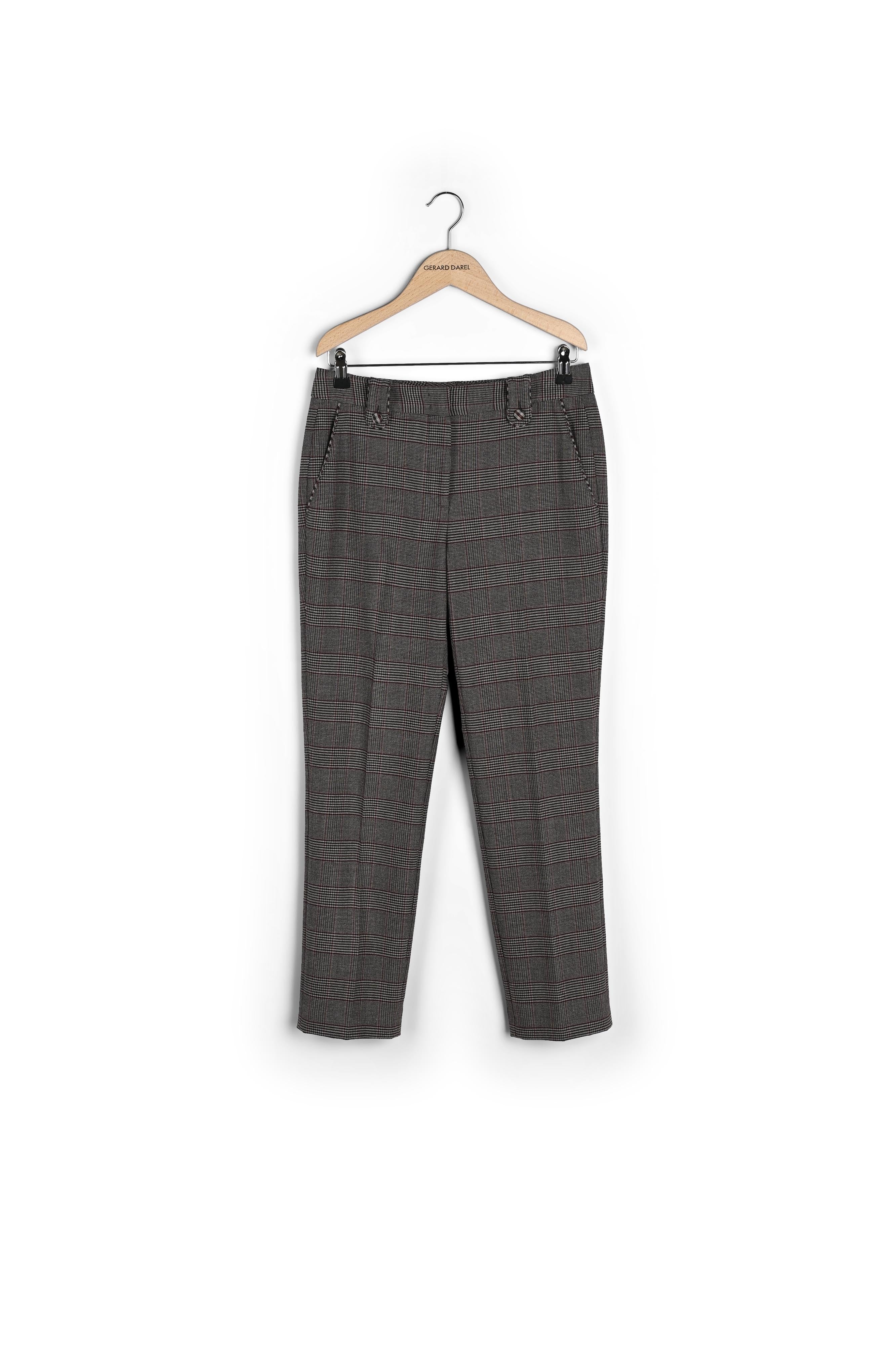 LEANDRA - Pantalon 7/8 imprimé prince-de-galles Faume - seconde main