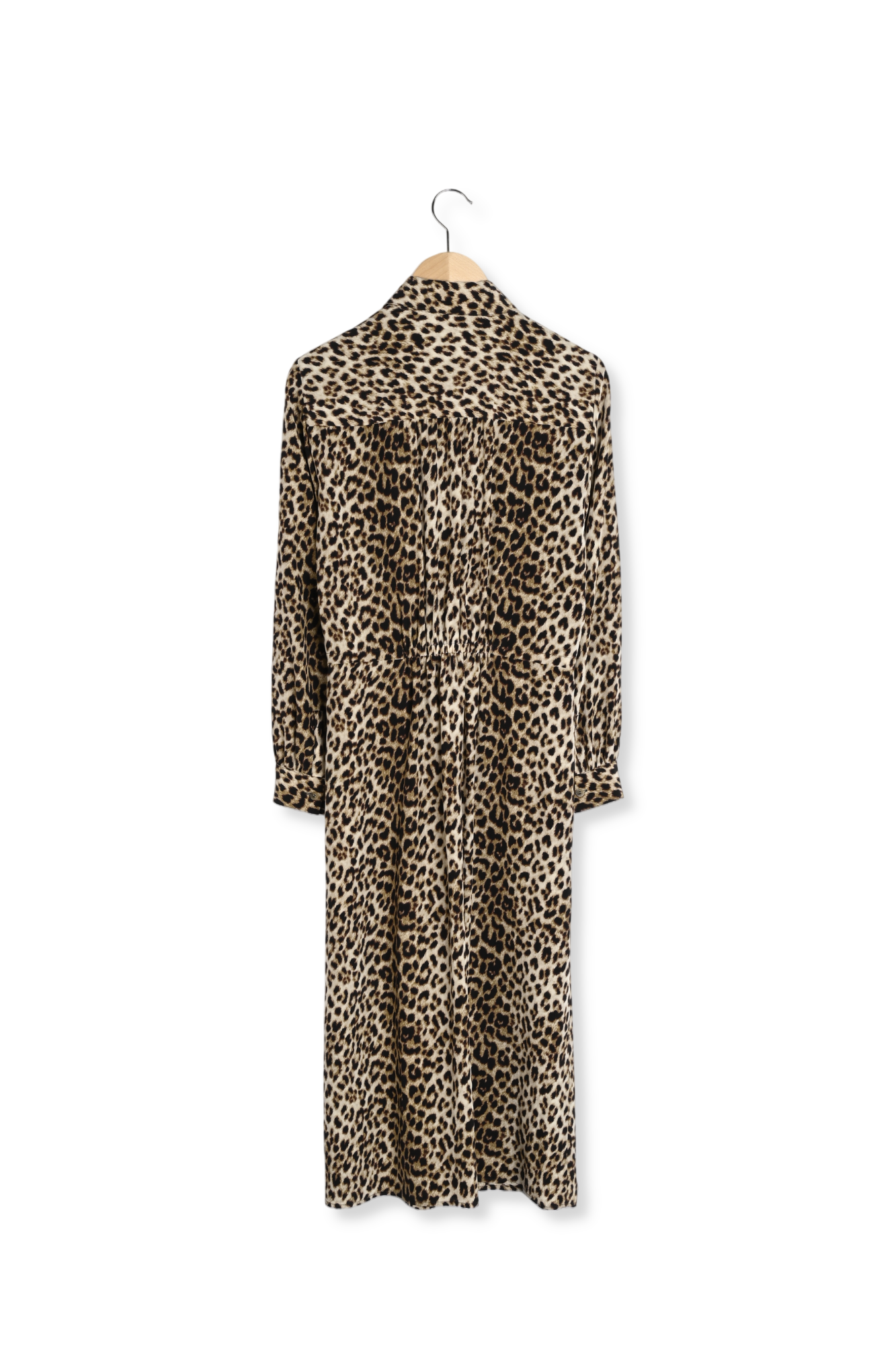 Tullia - Robe longue à imprimé animalier Faume - seconde main