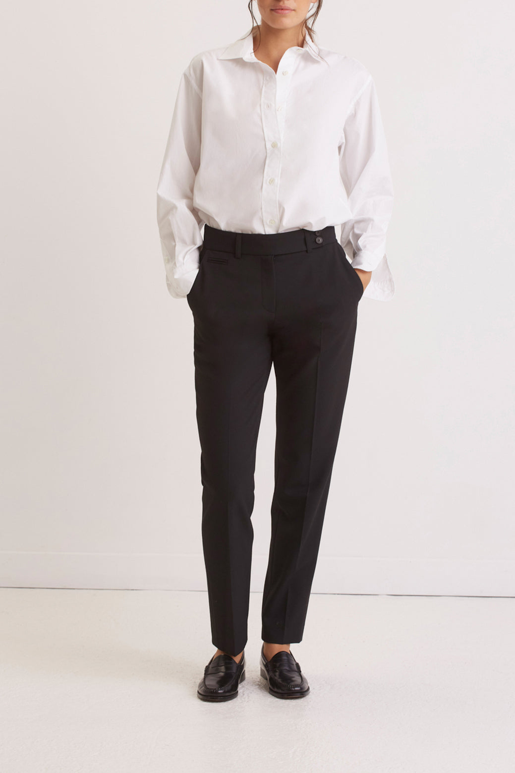 Pantalon de tailleur cigarette - ELIASS Faume - seconde main