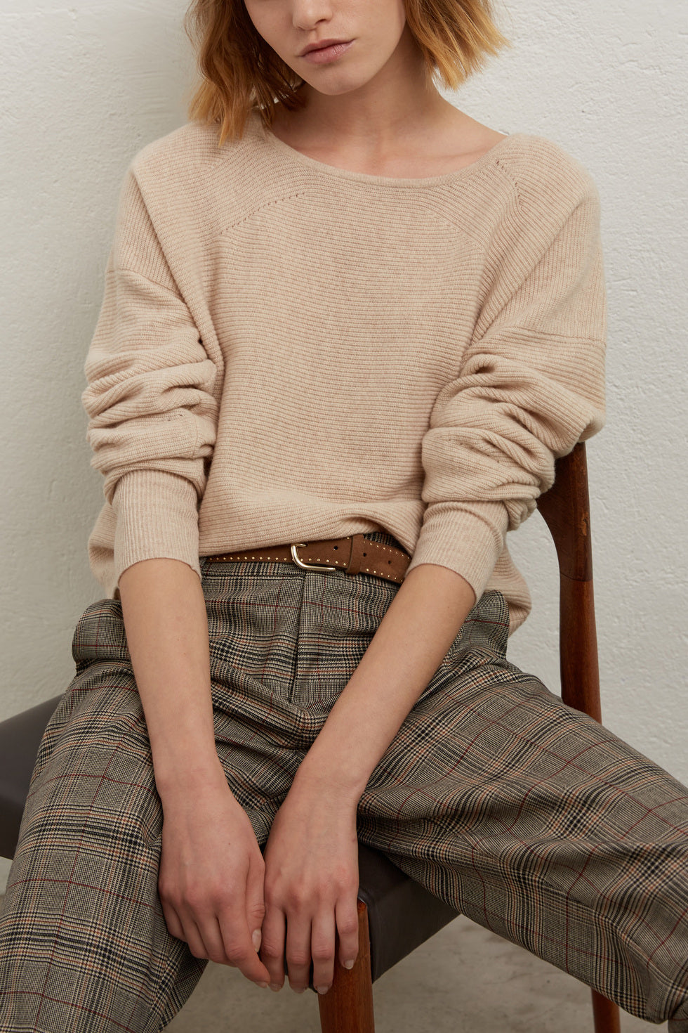 Pull oversize en laine ottoman Faume - seconde main