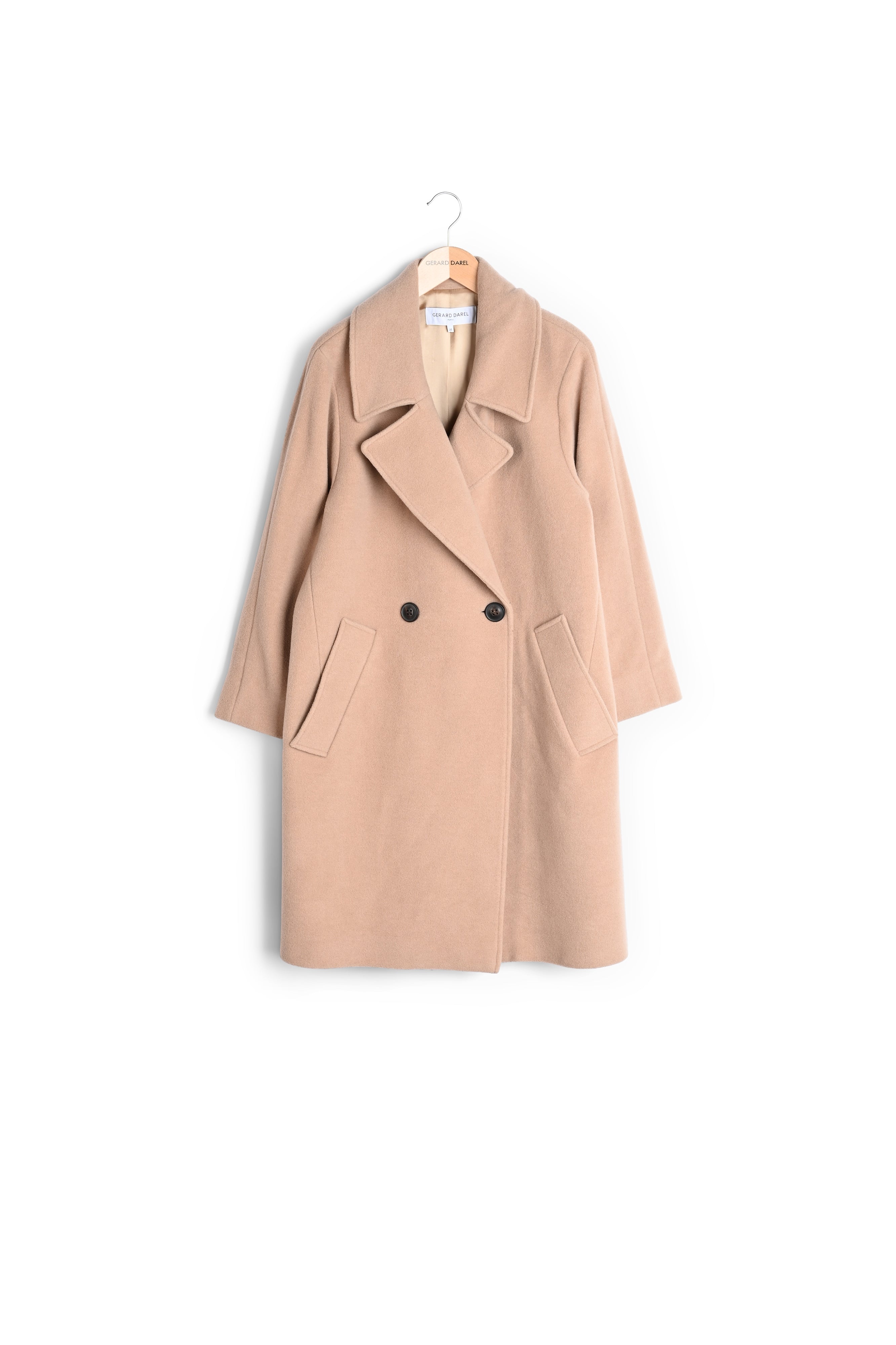 Seth - Manteau croisé en laine vierge Faume - seconde main