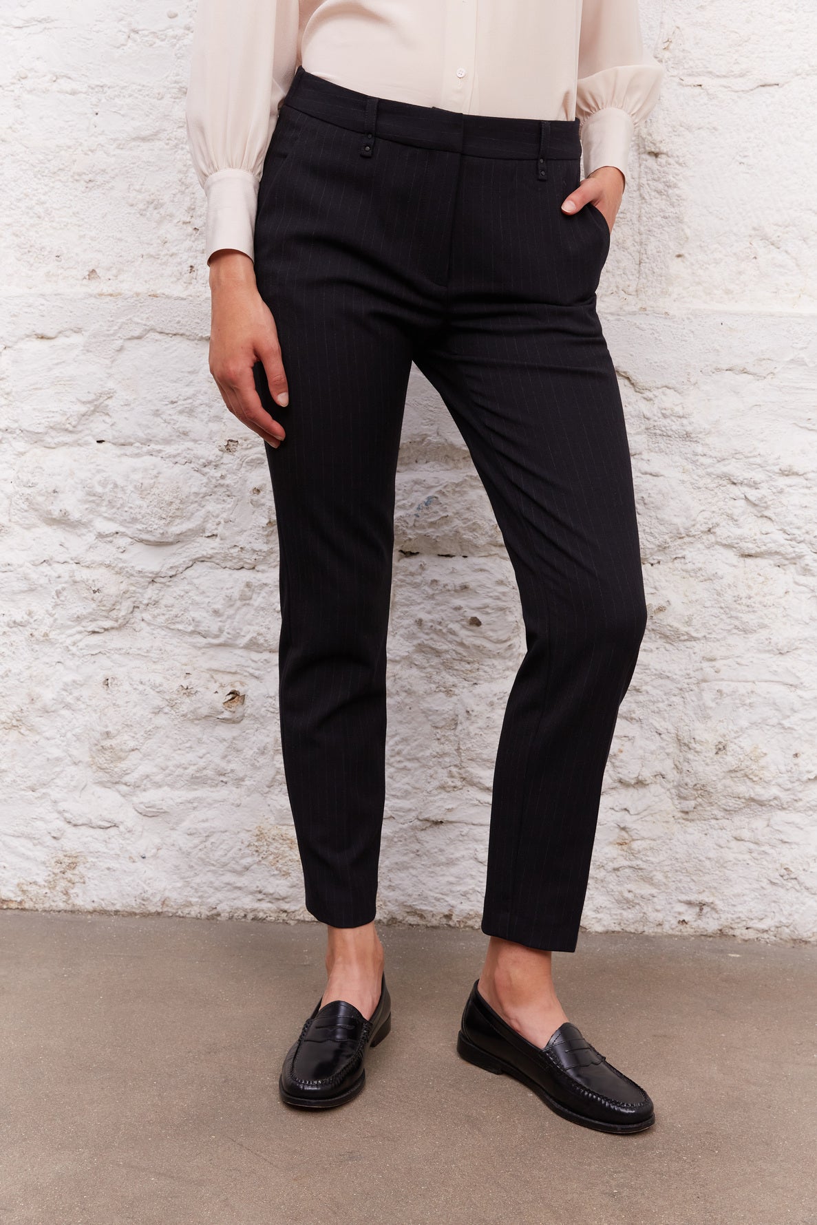 Pantalon 7/8 à rayures tennis - LUCIA Faume - seconde main