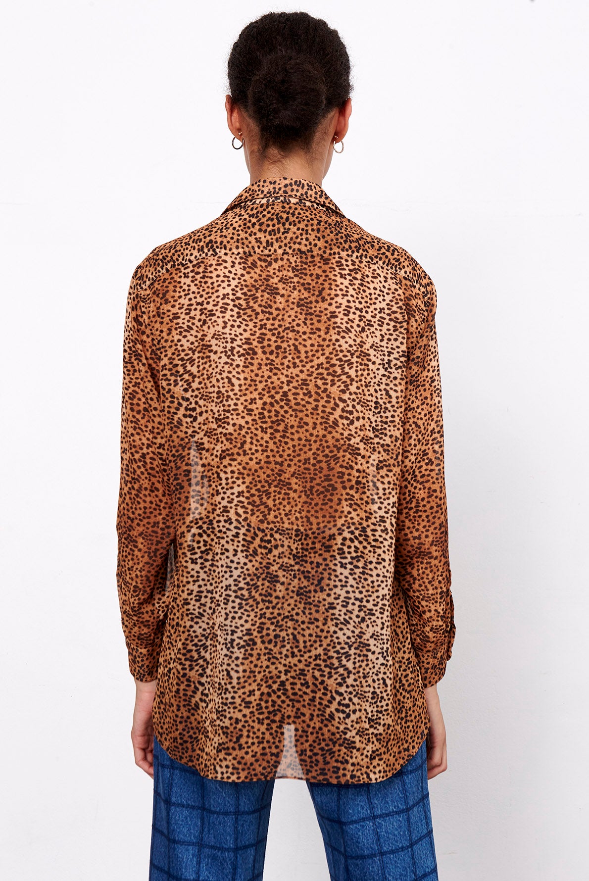 MEA - Chemisier fluide imprimé animalier Faume - seconde main