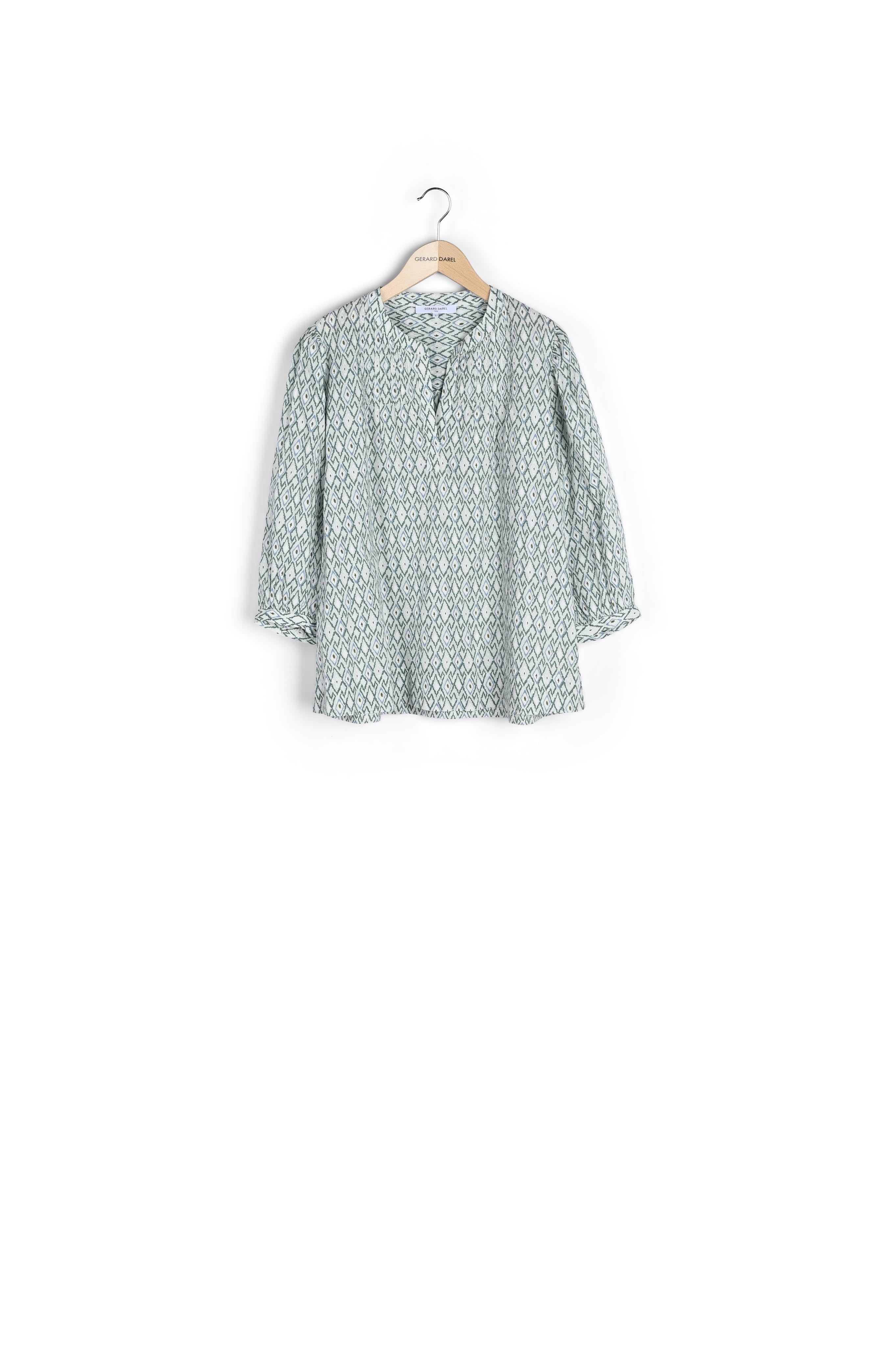 Blouse en voile de coton imprimé - CLOTHILDE Faume - seconde main