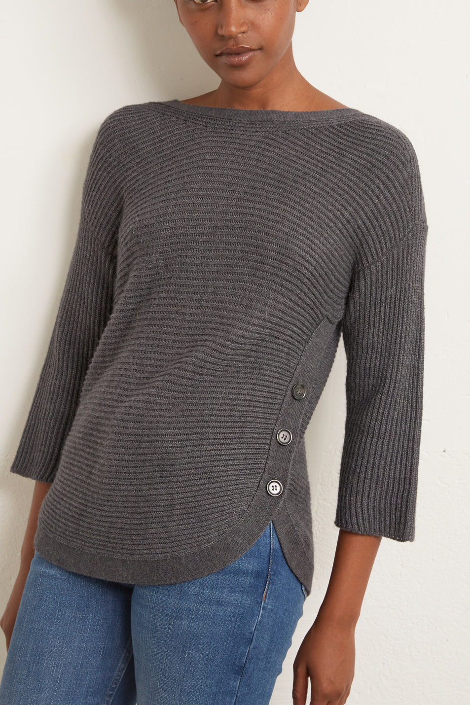 Pull oversize en alpaga mélangé Faume - seconde main