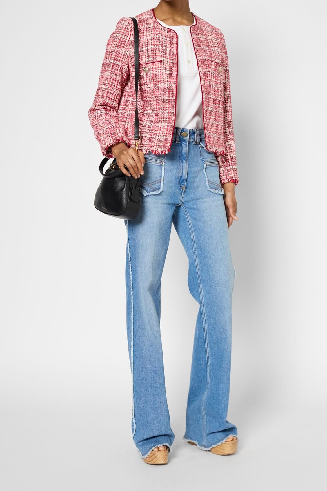 Veste en tweed et lurex - ROSARA Faume - seconde main