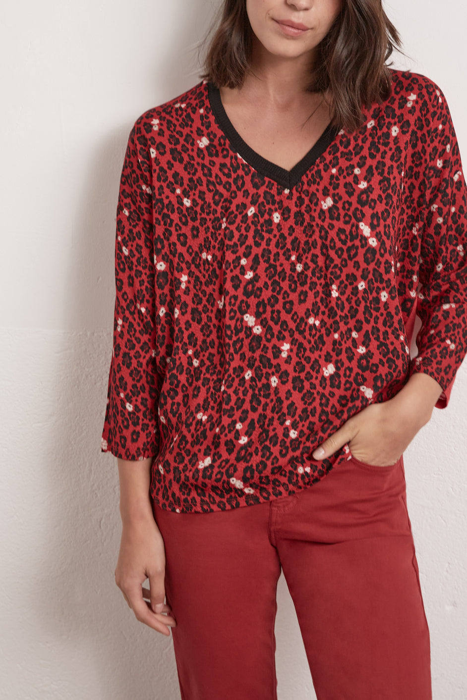 POLINNIA- Tee shirt imprimé animalier Faume - seconde main