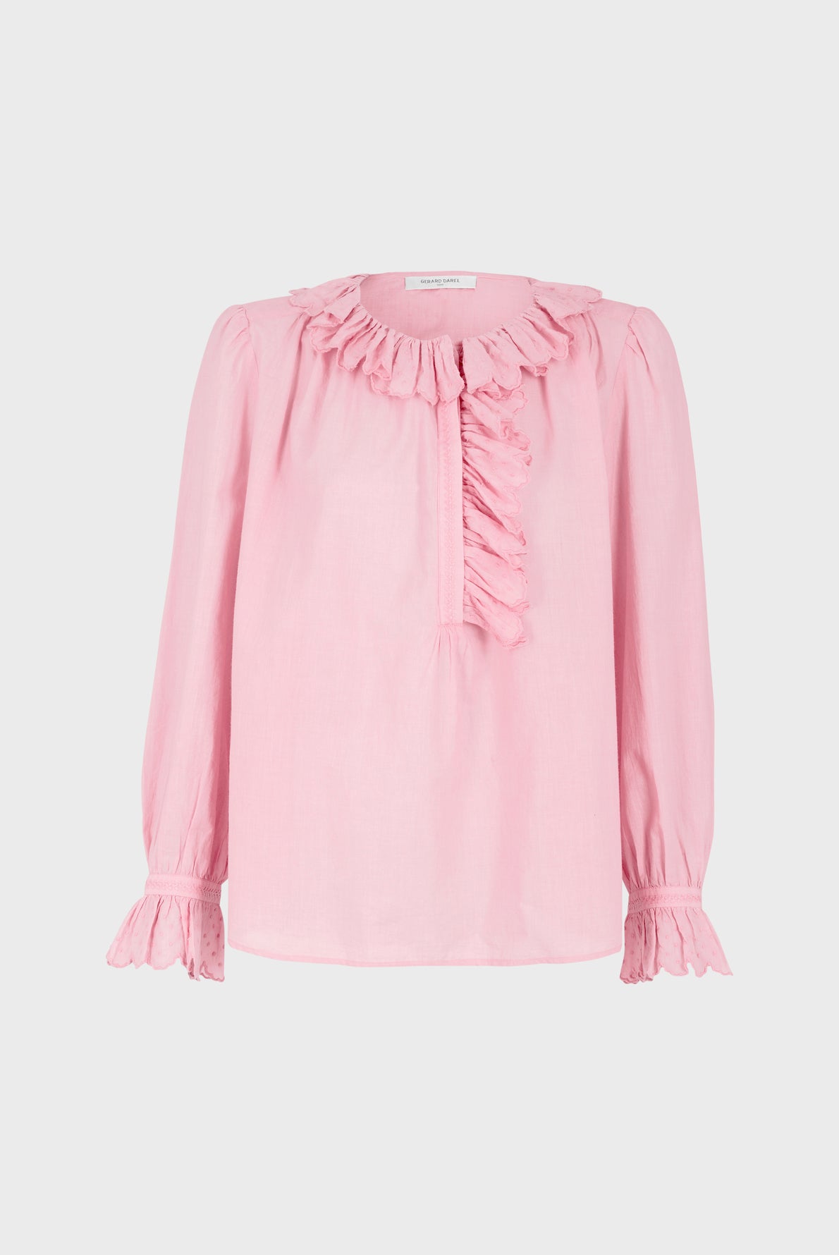 Blouse en 100% coton brodé - CHARLINE Faume - seconde main