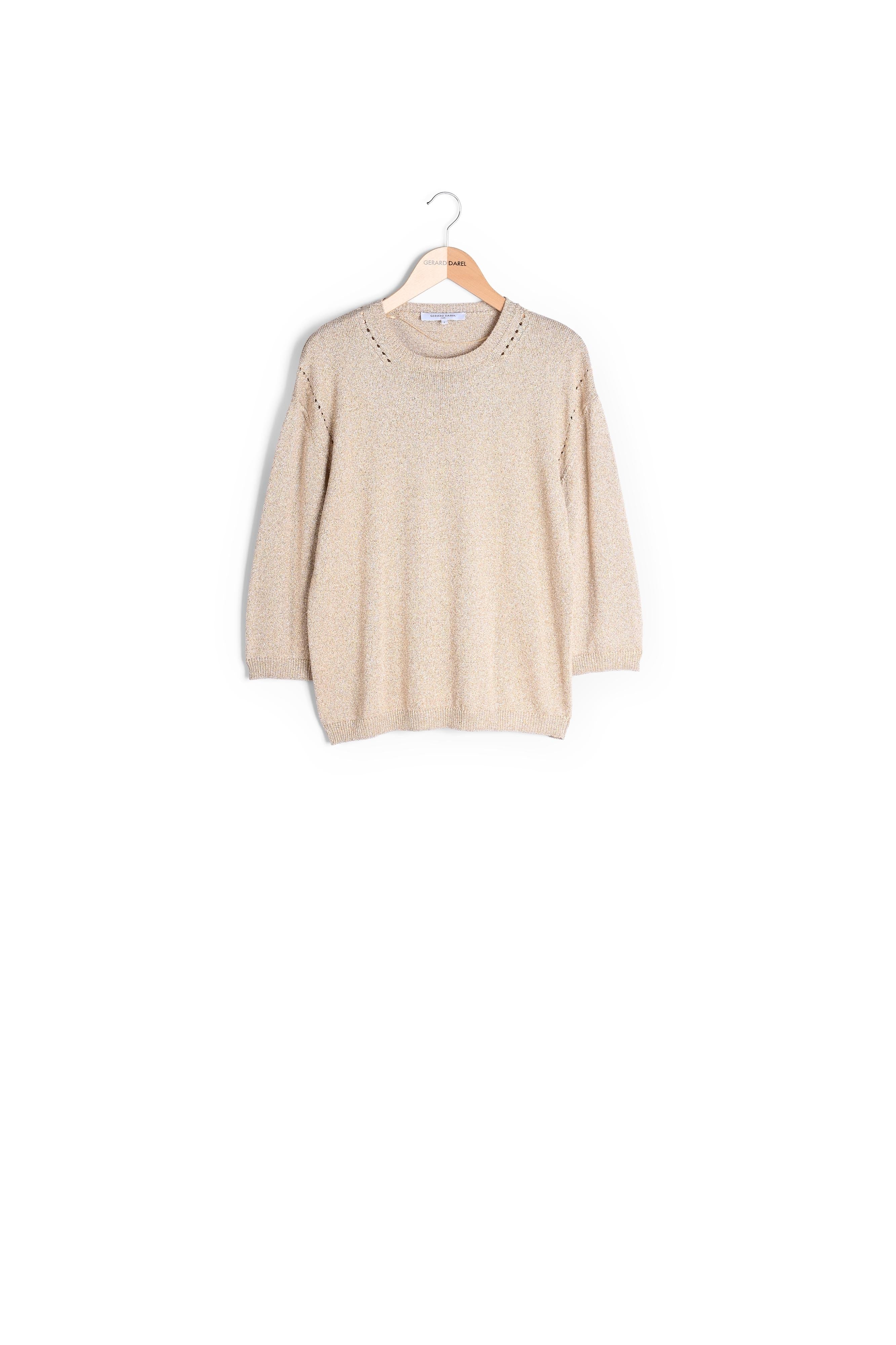 Pull col rond en lurex - LEONIE Faume - seconde main