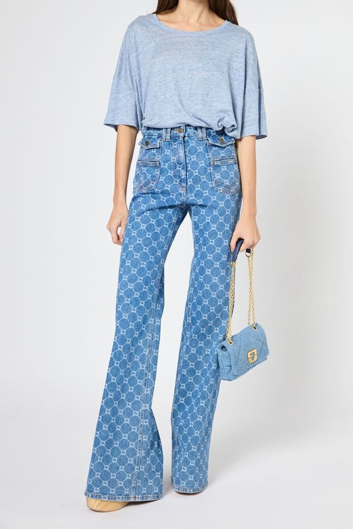 T-shirt oversize en lin - GIORGIA Faume - seconde main