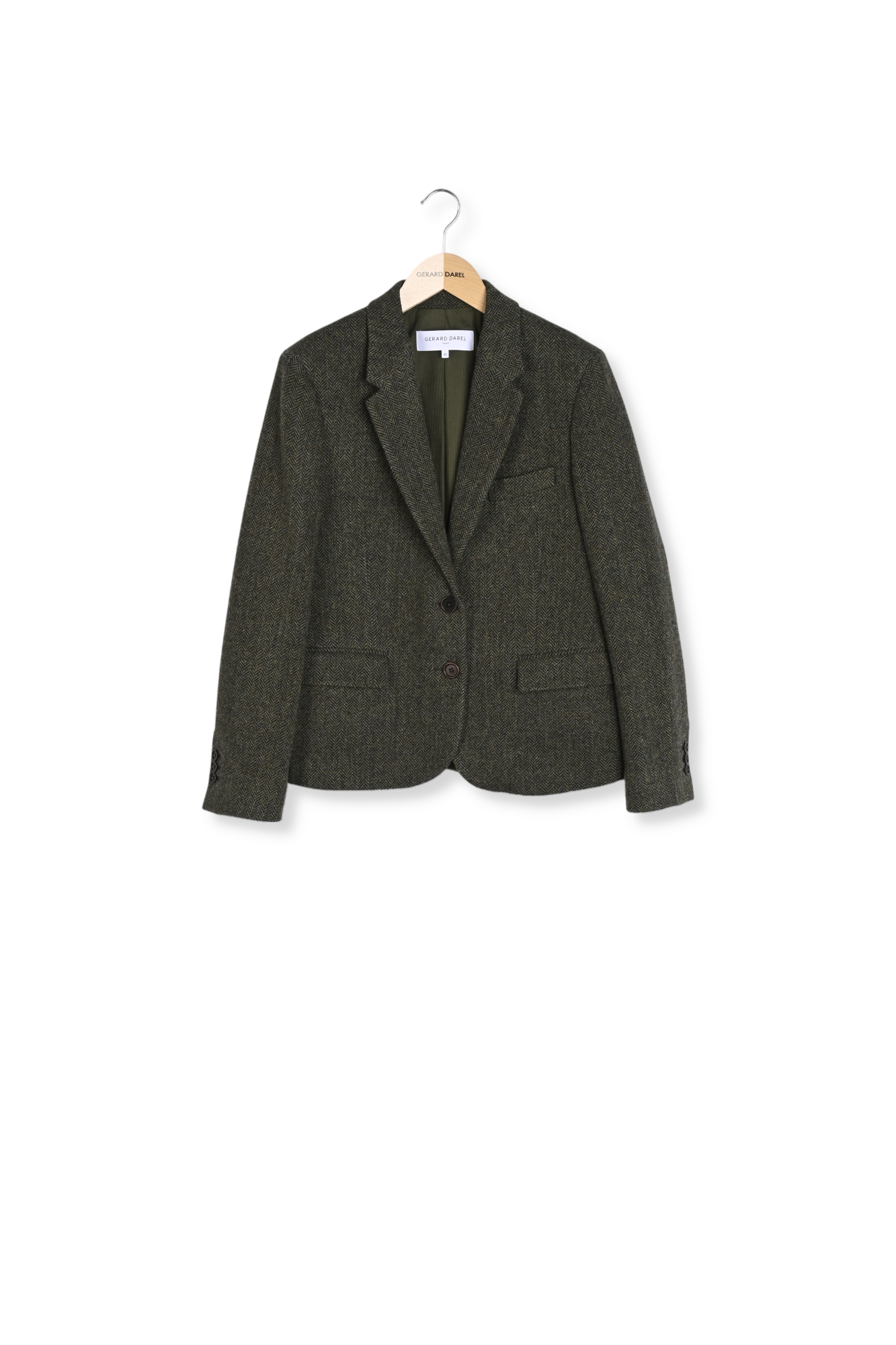 Veste à chevrons en laine - NOELIE Faume - seconde main