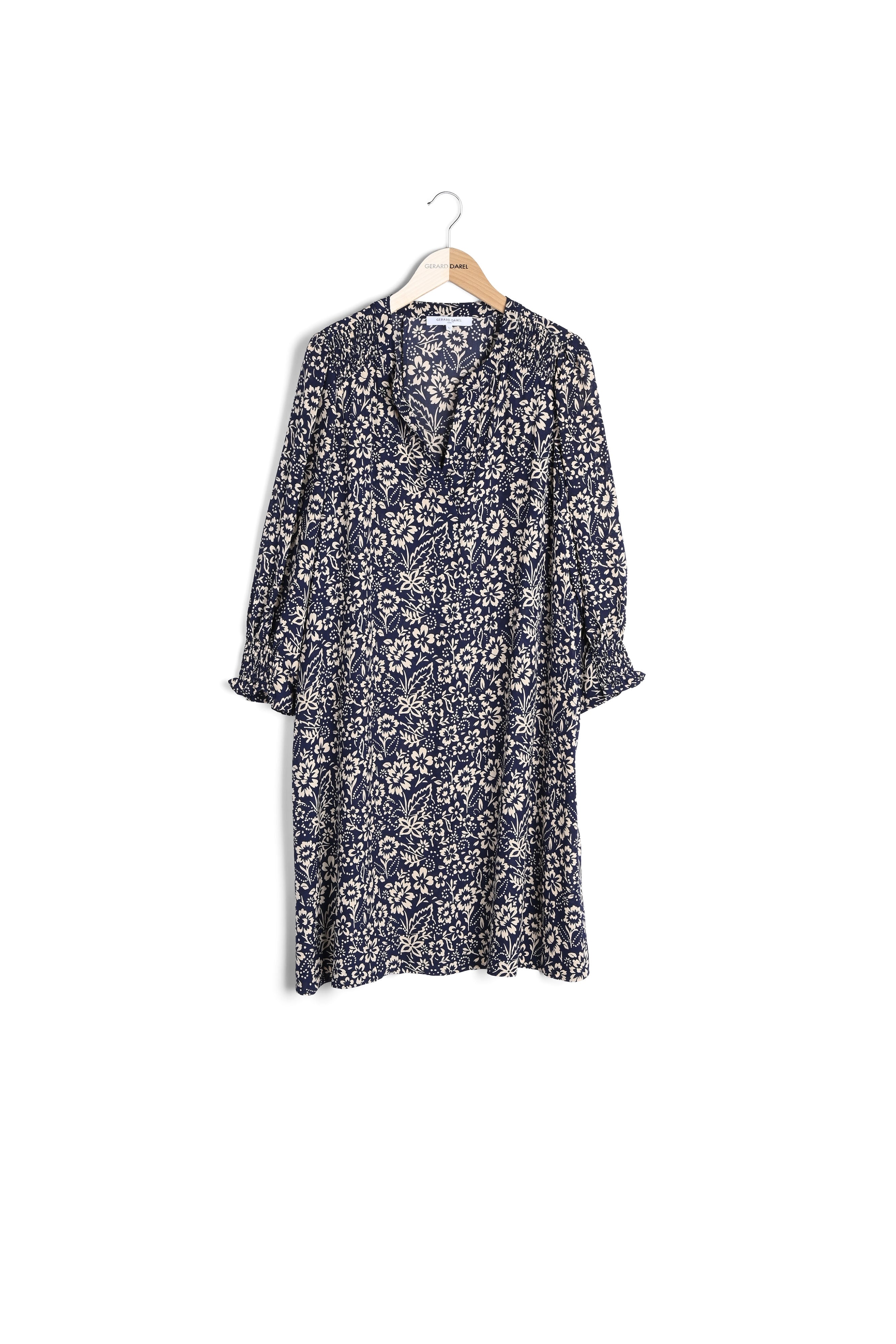 Robe fluide imprimé bicolore - JAHNICE Faume - seconde main