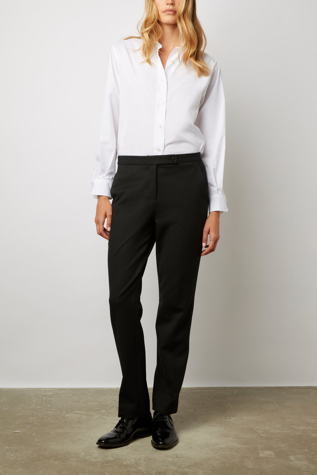 Pantalon de tailleur à fines rayures - EDGARD Faume - seconde main