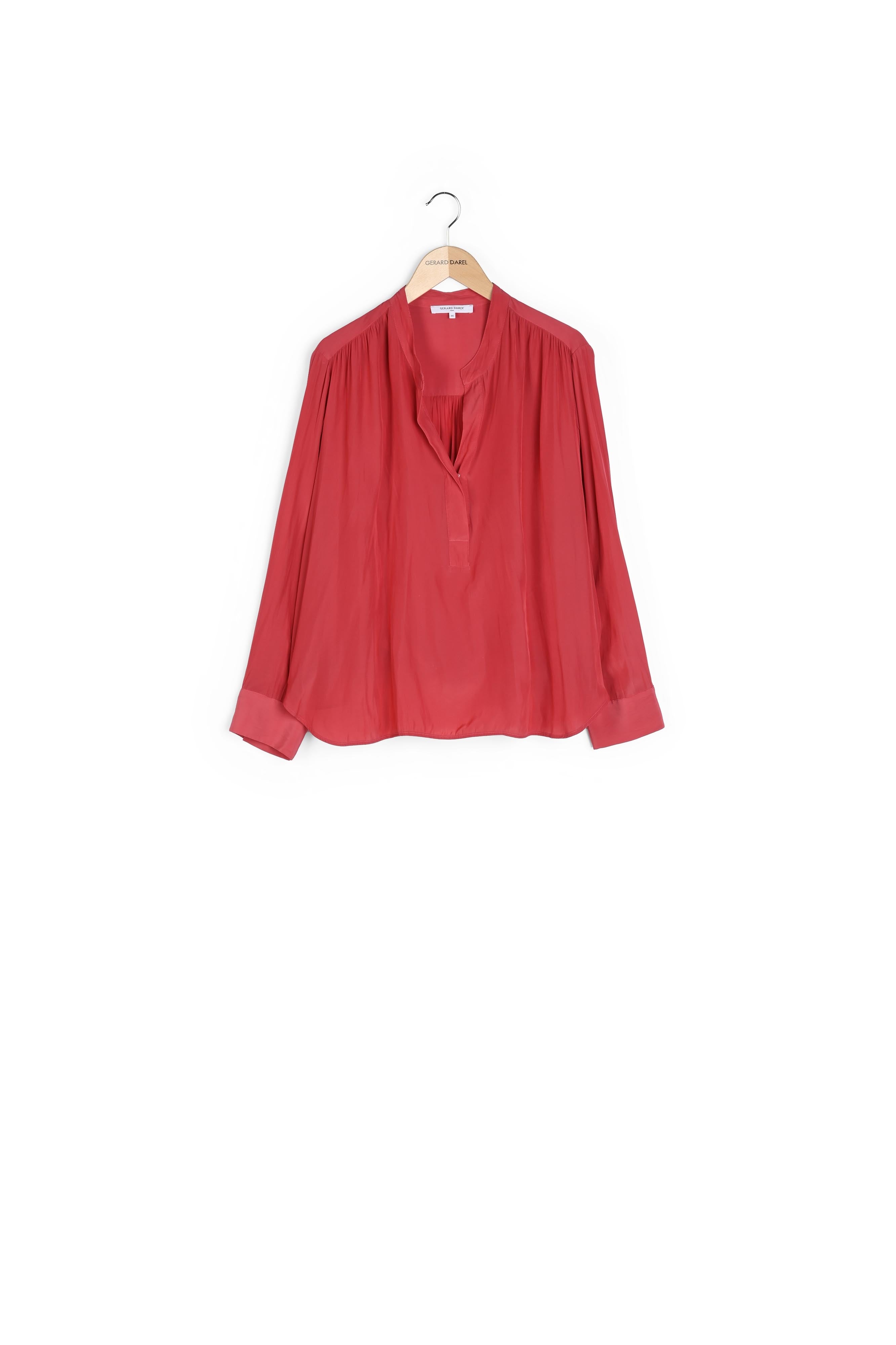 NORA - Blouse au toucher soyeux Faume - seconde main