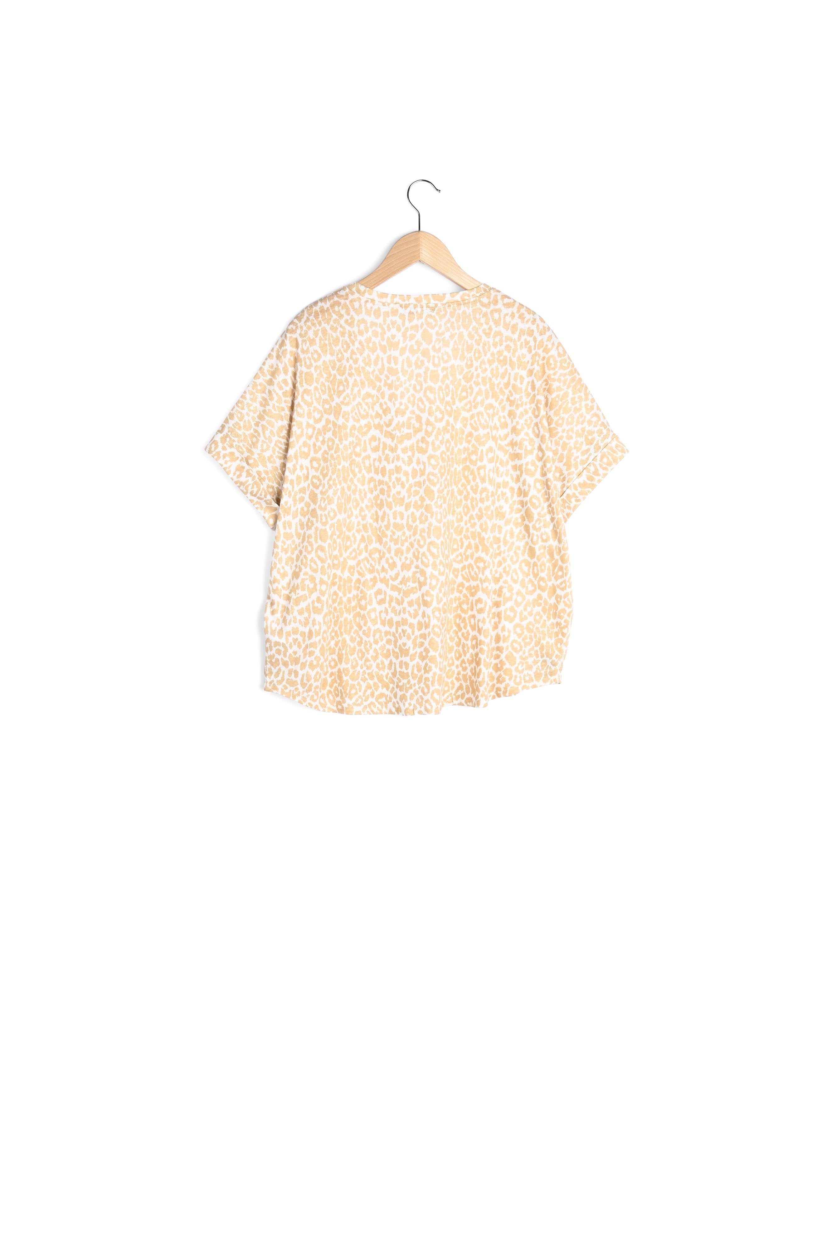 T-shirt oversize imprimé léopard - AIRELLE Faume - seconde main