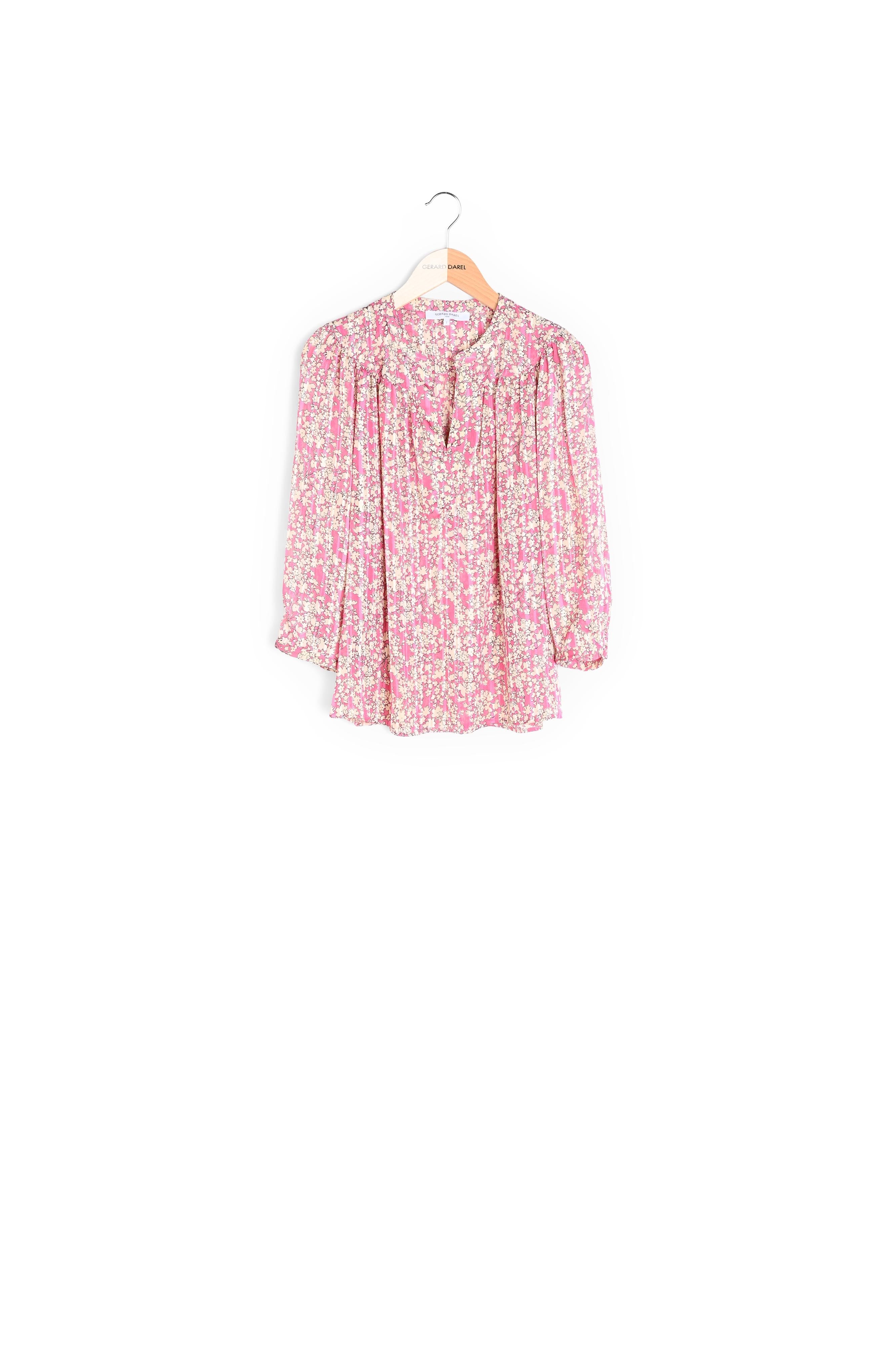 Blouse en mousseline à fleurs - COCO Faume - seconde main
