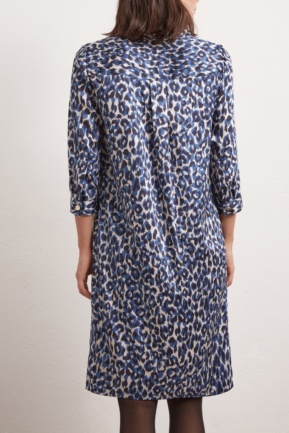 SOLANGE - Robe-chemise courte imprimée Faume - seconde main