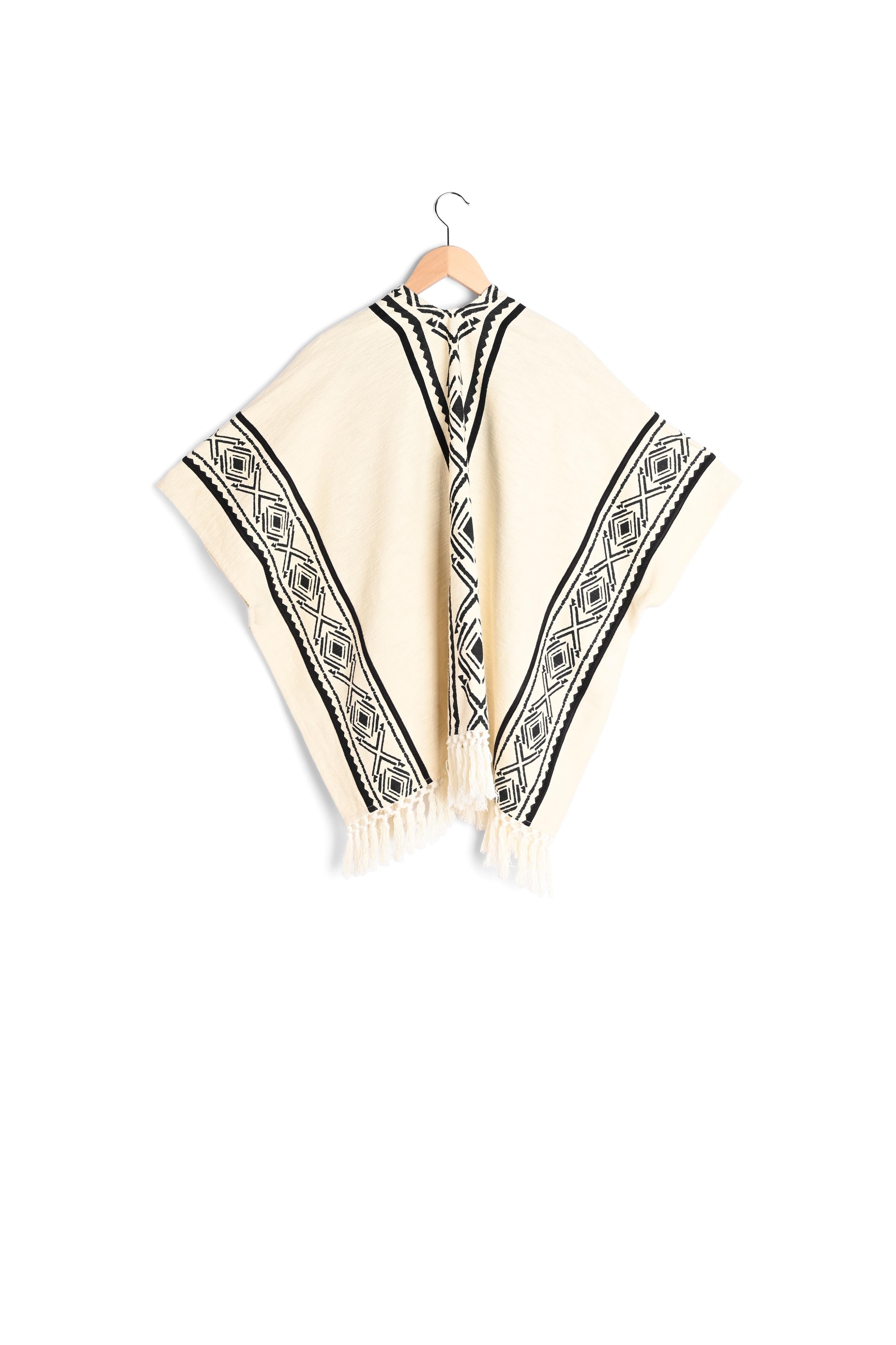 Veste poncho en 100% coton - EVIE Faume - seconde main