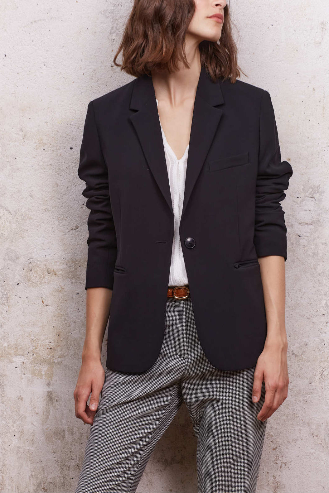 BRUNA - Veste de tailleur en crêpe Faume - seconde main