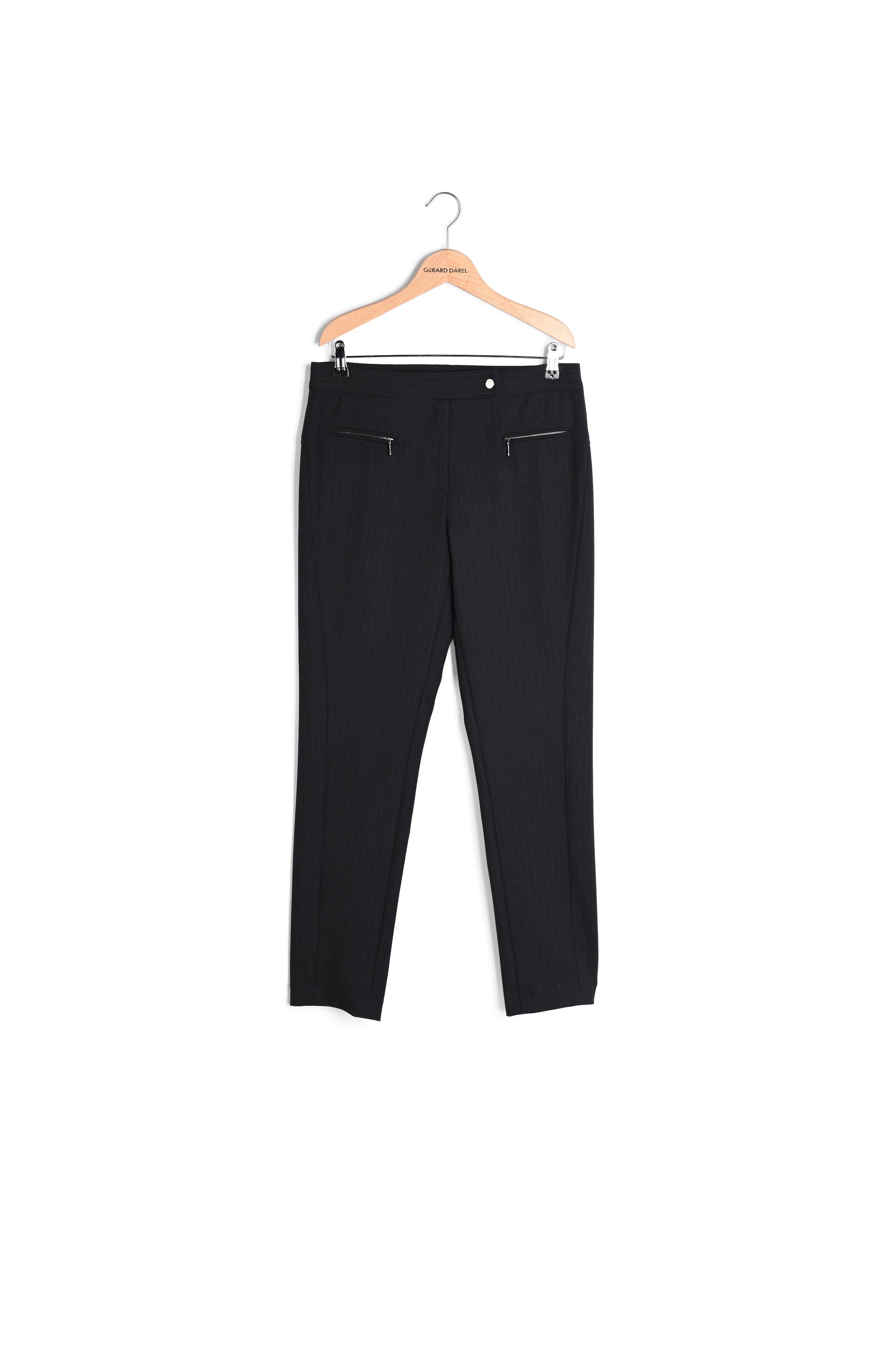 Pantalon droit Stretch avec poches zippées - EMIL Faume - seconde main