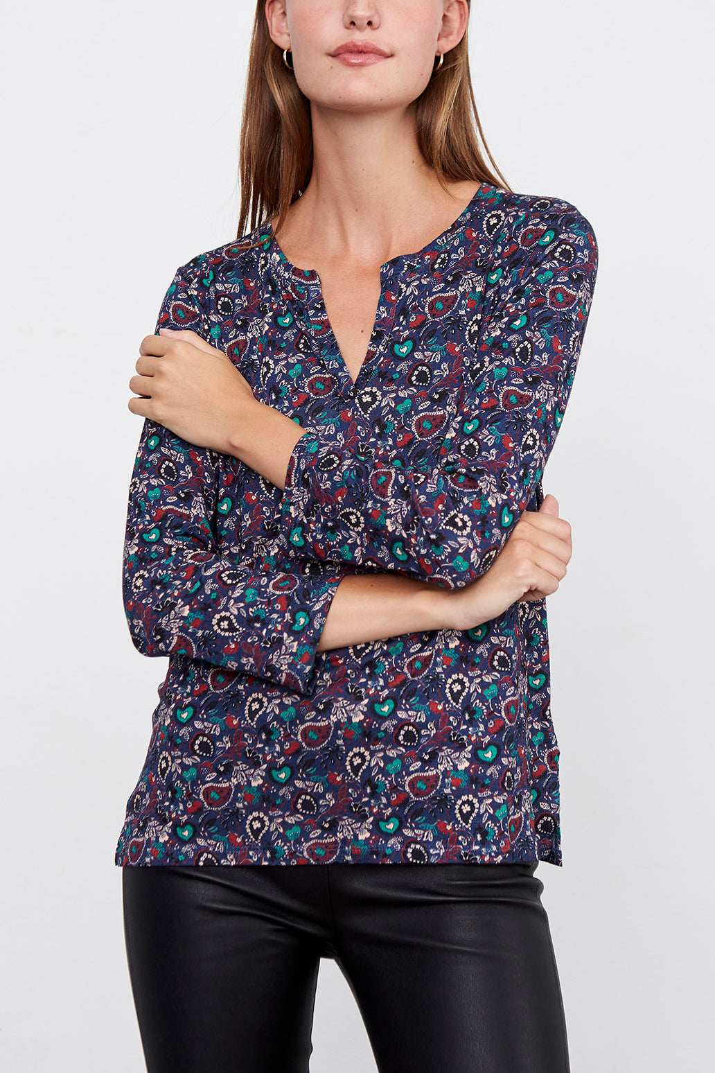 ENRIK - Tee-shirt à imprimé cachemire Faume - seconde main