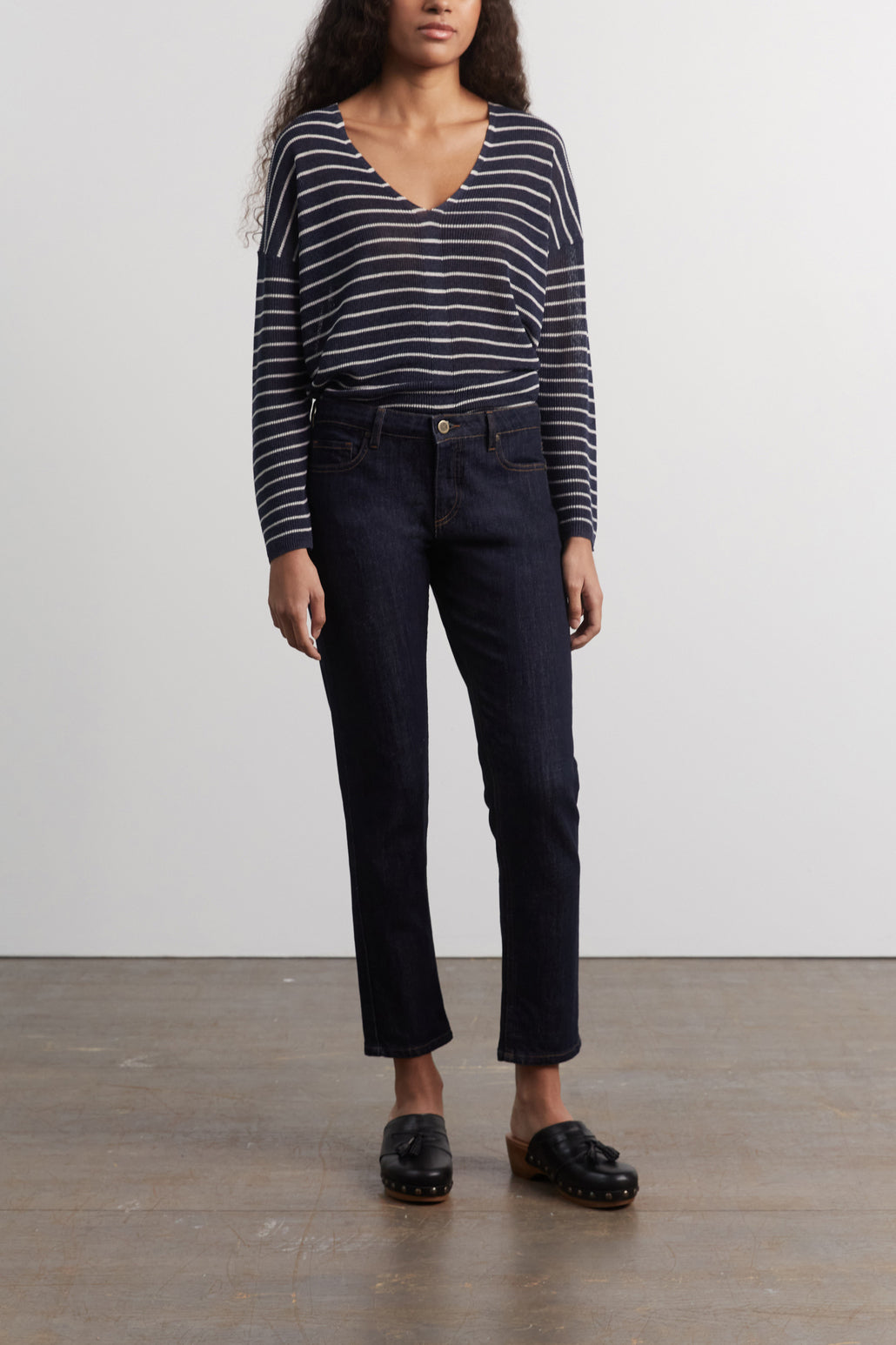 ESME - Jean slim 7/8 en coton Stretch Faume - seconde main