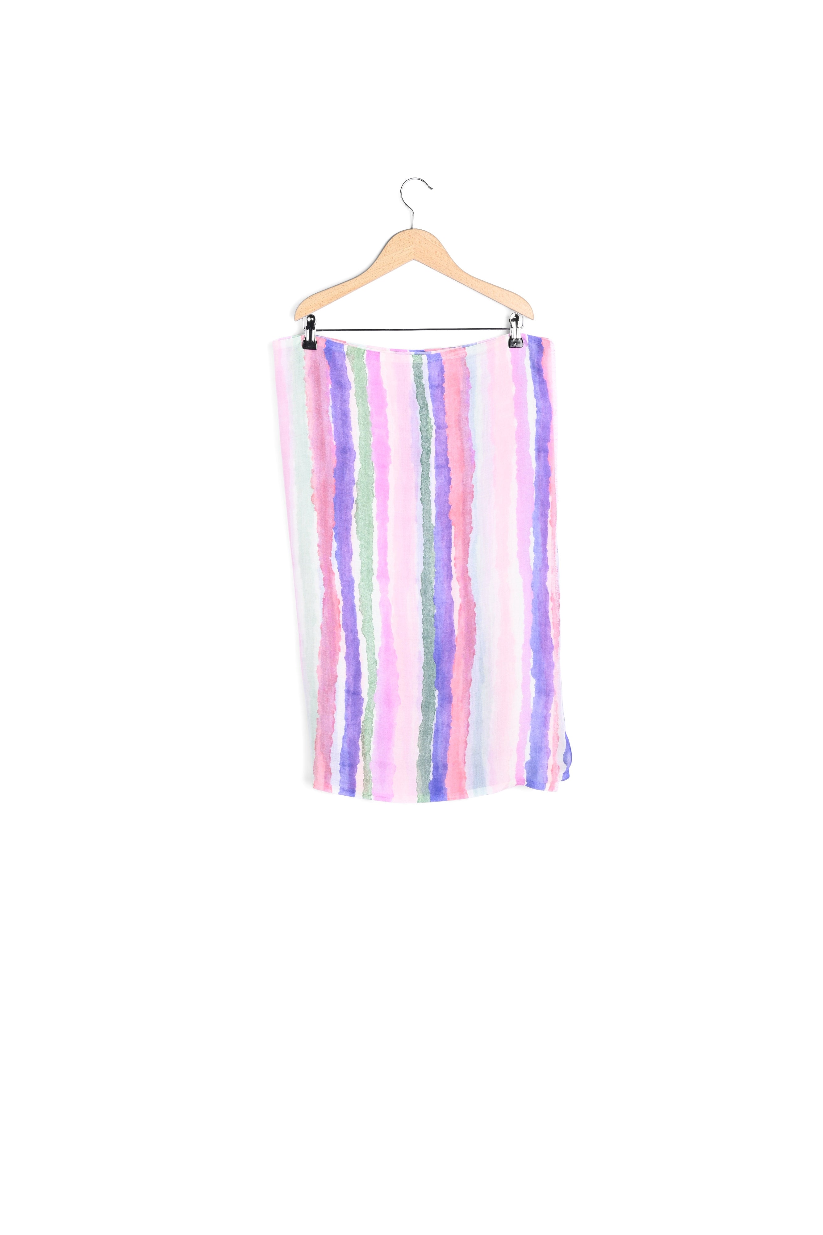 Foulard à rayures multicolores - GWENAEL Faume - seconde main