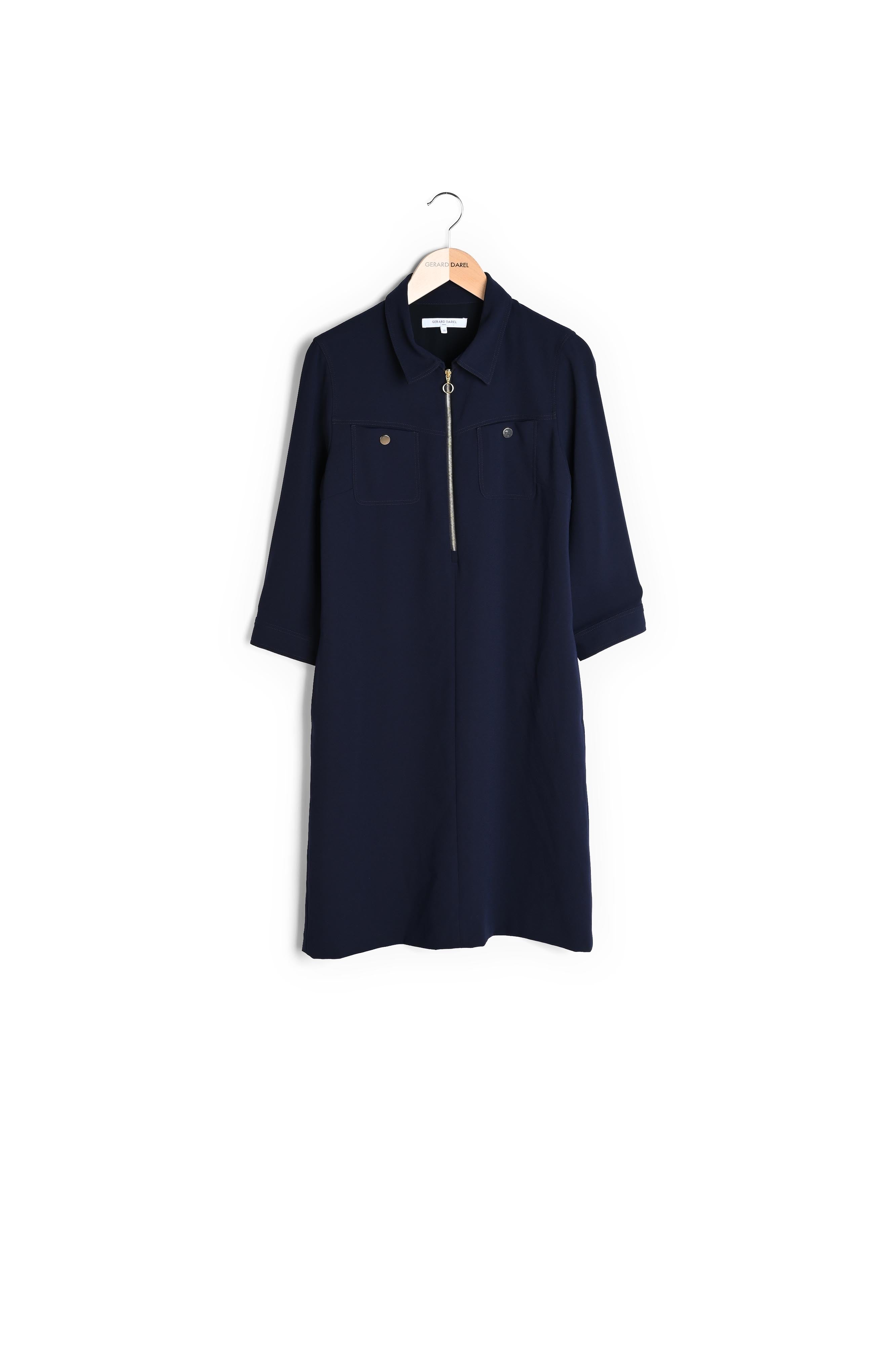Robe courte zippée - JODY Faume - seconde main