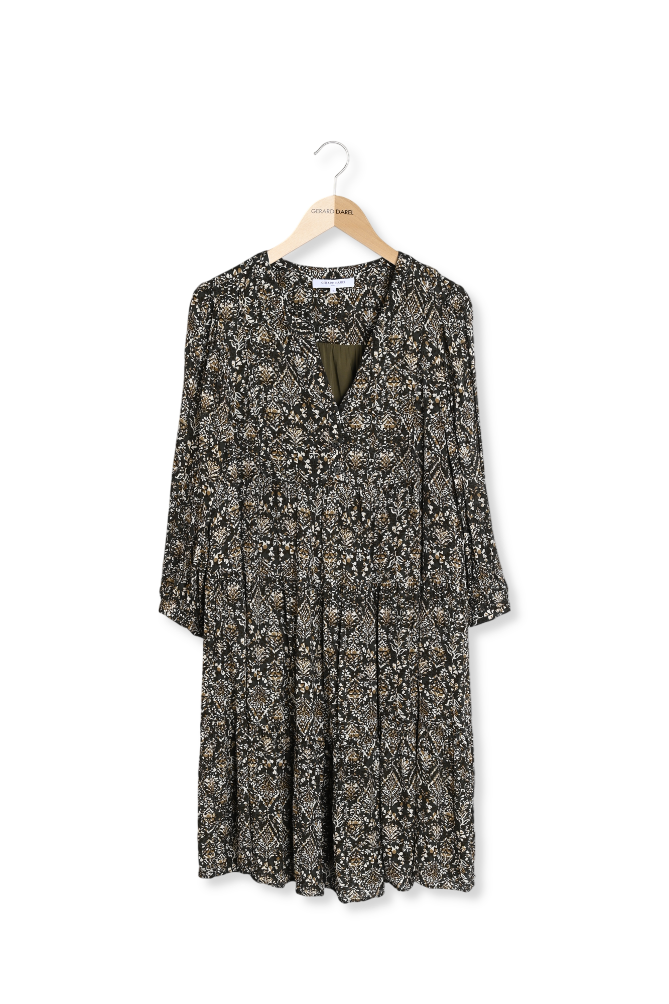Robe courte à imprimé ethnique - LYNE Faume - seconde main