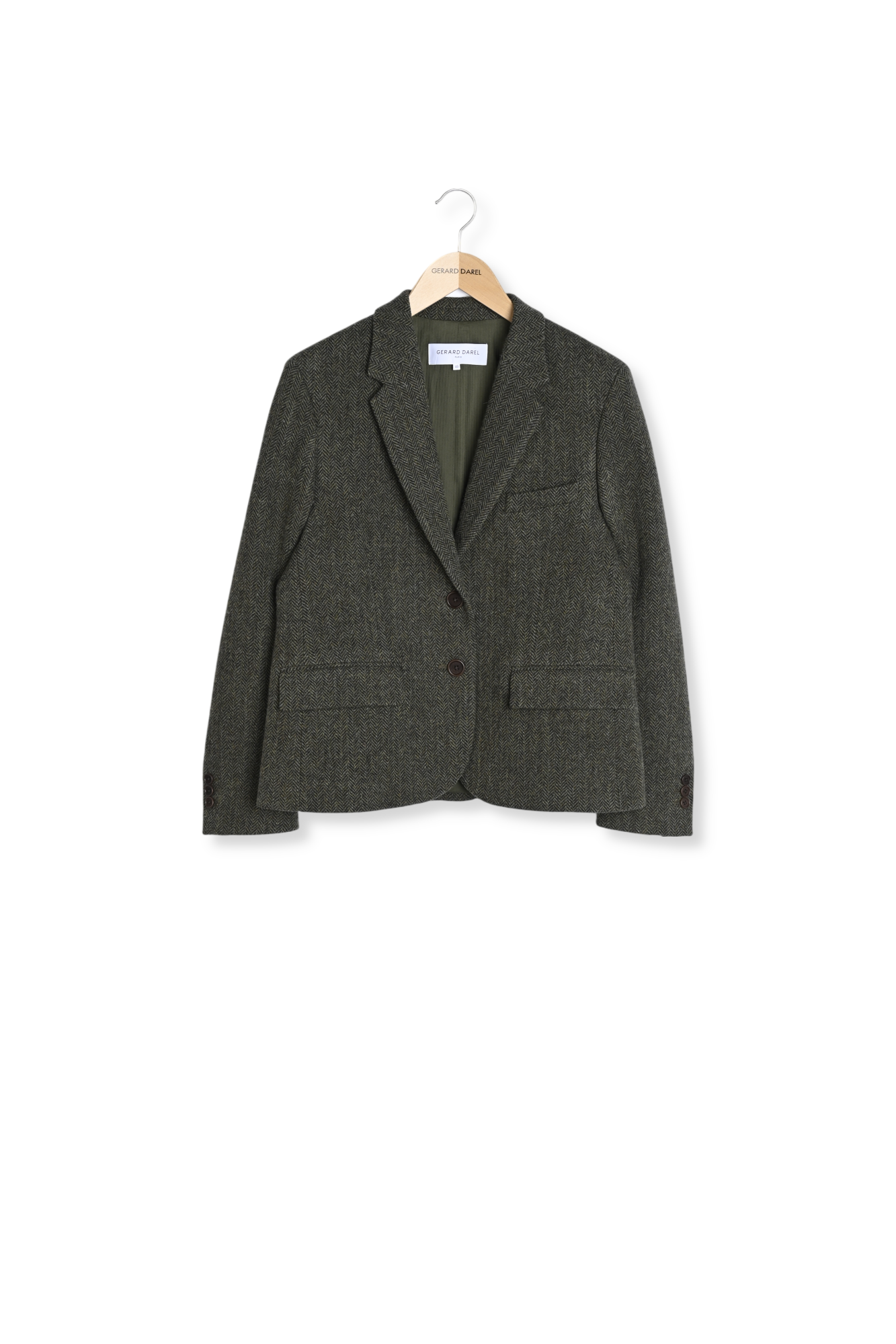 Veste à chevrons en laine - NOELIE Faume - seconde main
