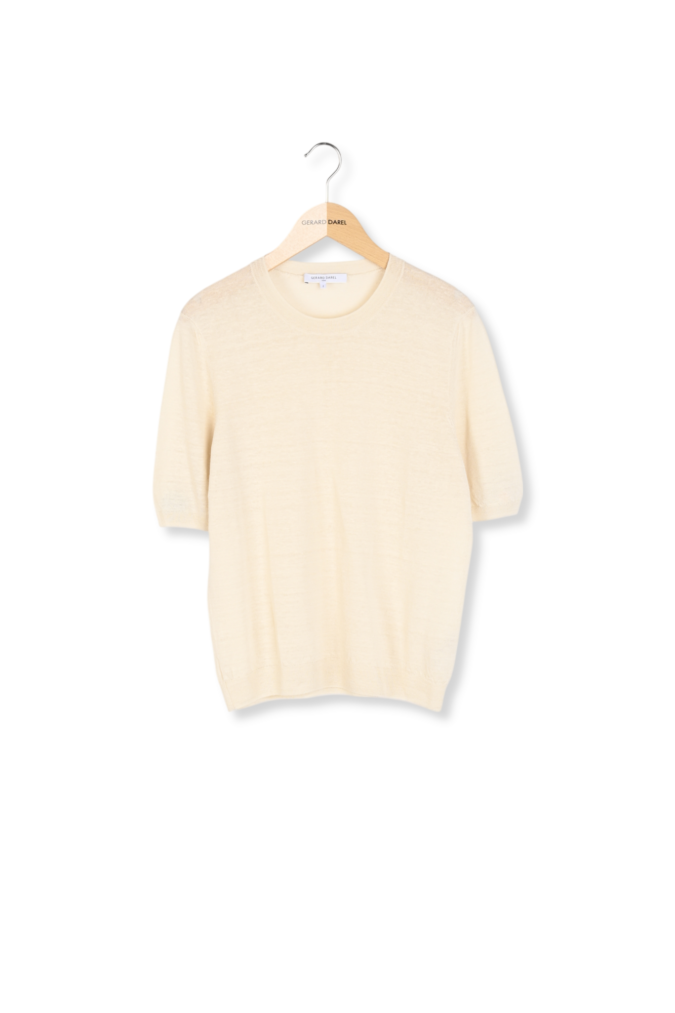 Pull à manches courtes en lin mélangé - JAMY Faume - seconde main