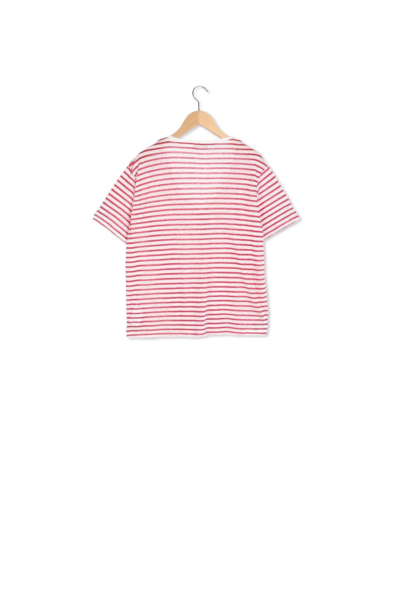 T-Shirt en lin à rayures - ARI Faume - seconde main