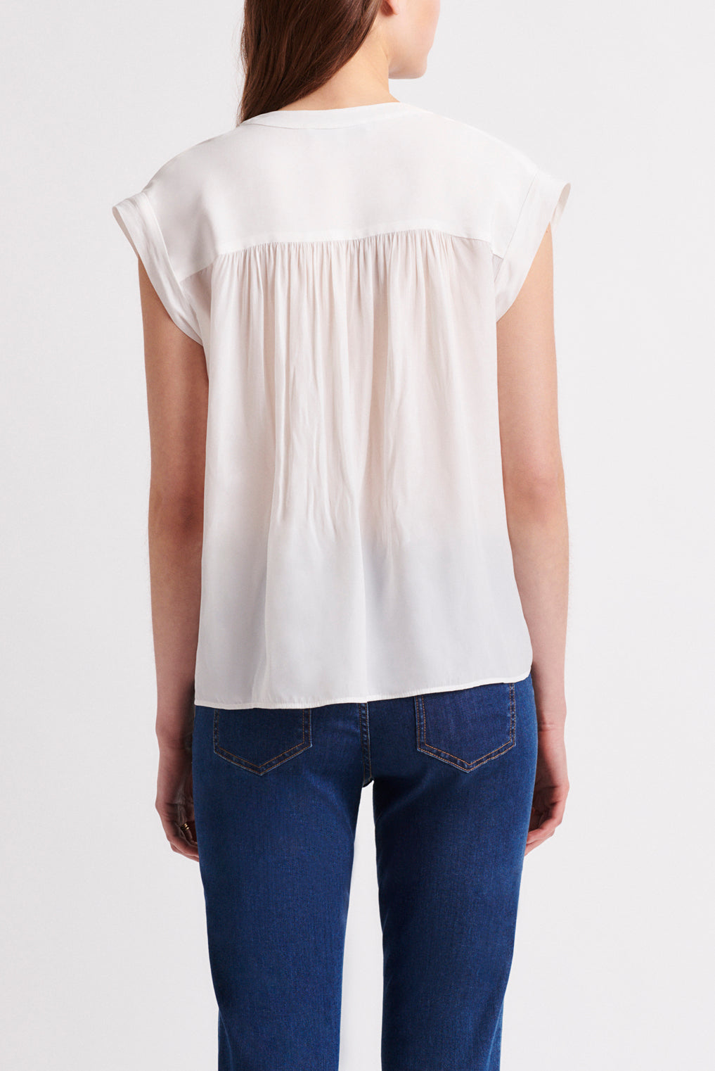 NORMA - Top soyeux sans manches Faume - seconde main