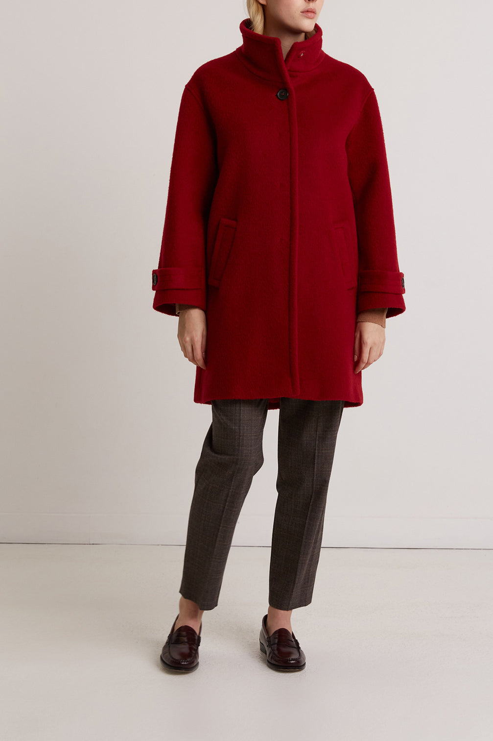 Manteau droit en lainage - SOFIA Faume - seconde main