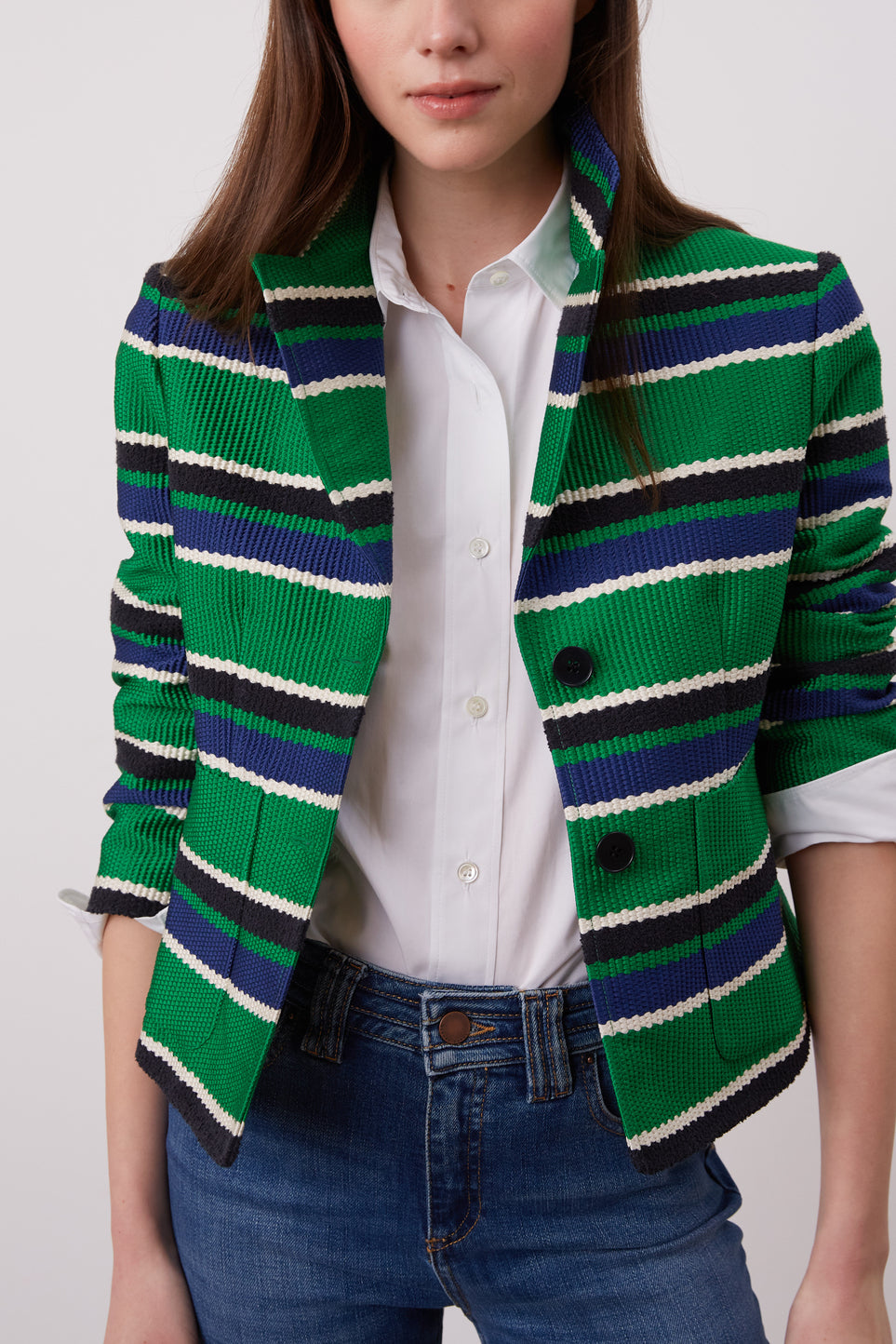 Blazer rayé - NASREEN Faume - seconde main