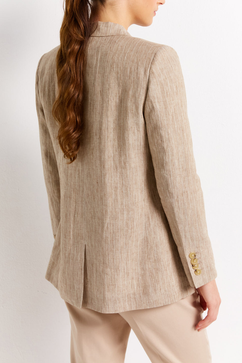 Blazer rayé en lin - NYLA Faume - seconde main