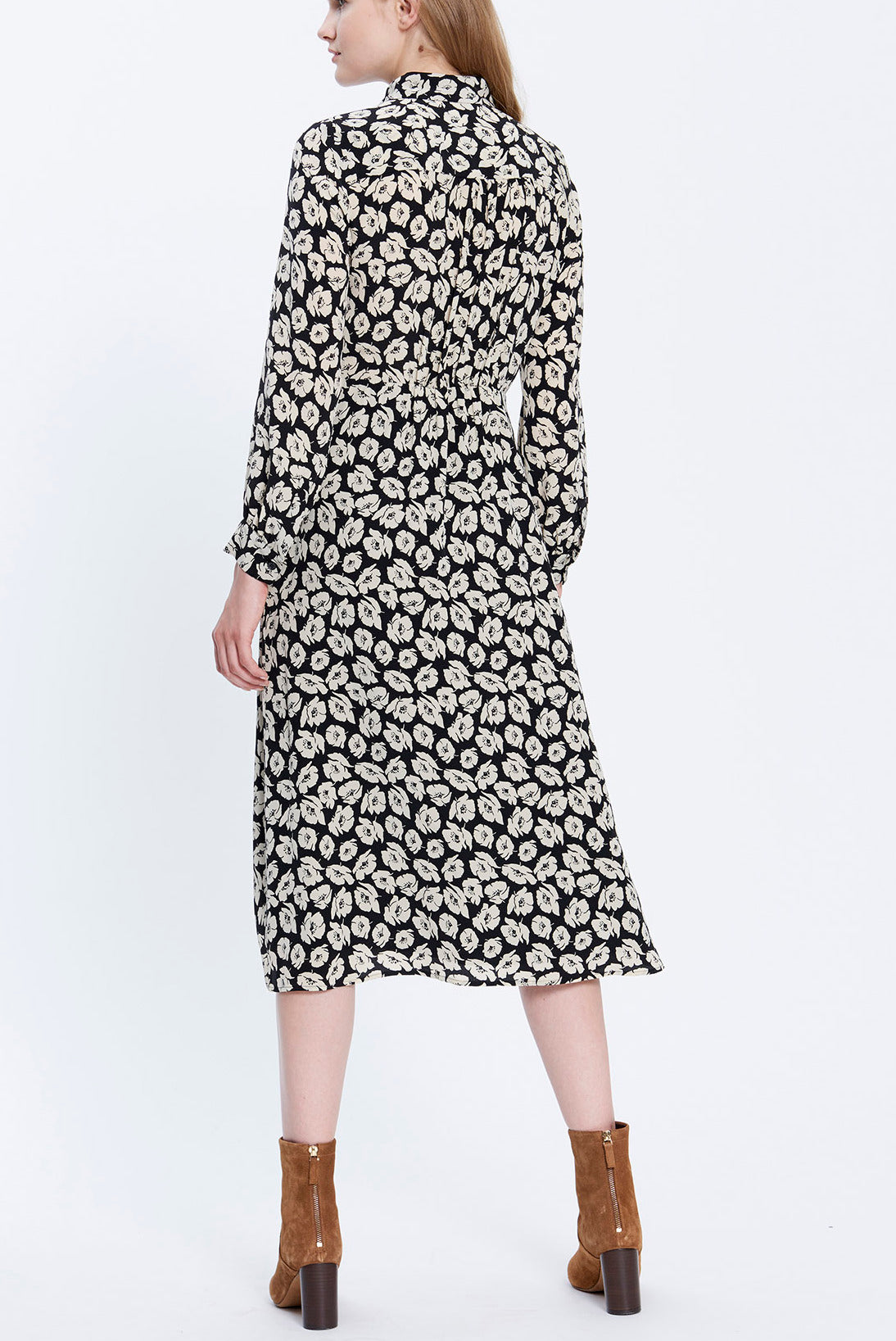 DILYS - Robe-chemise en soie Faume - seconde main