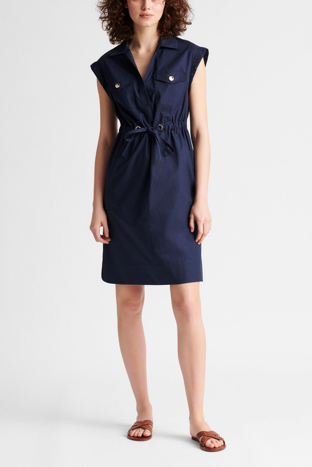 SOLE - Robe-chemise en coton Faume - seconde main