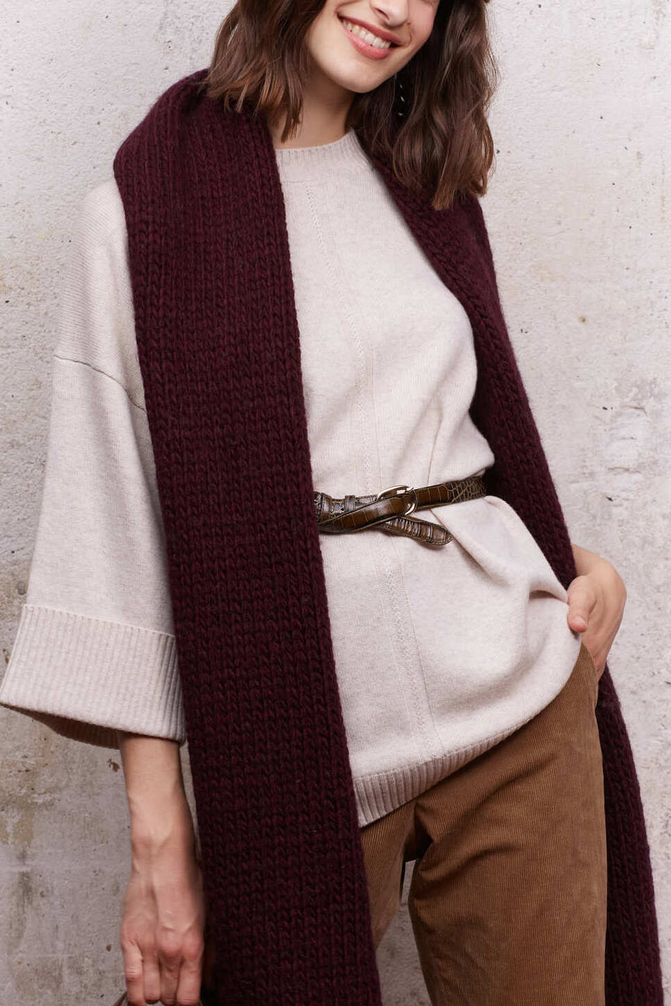 Pull oversize en laine - LALIA Faume - seconde main