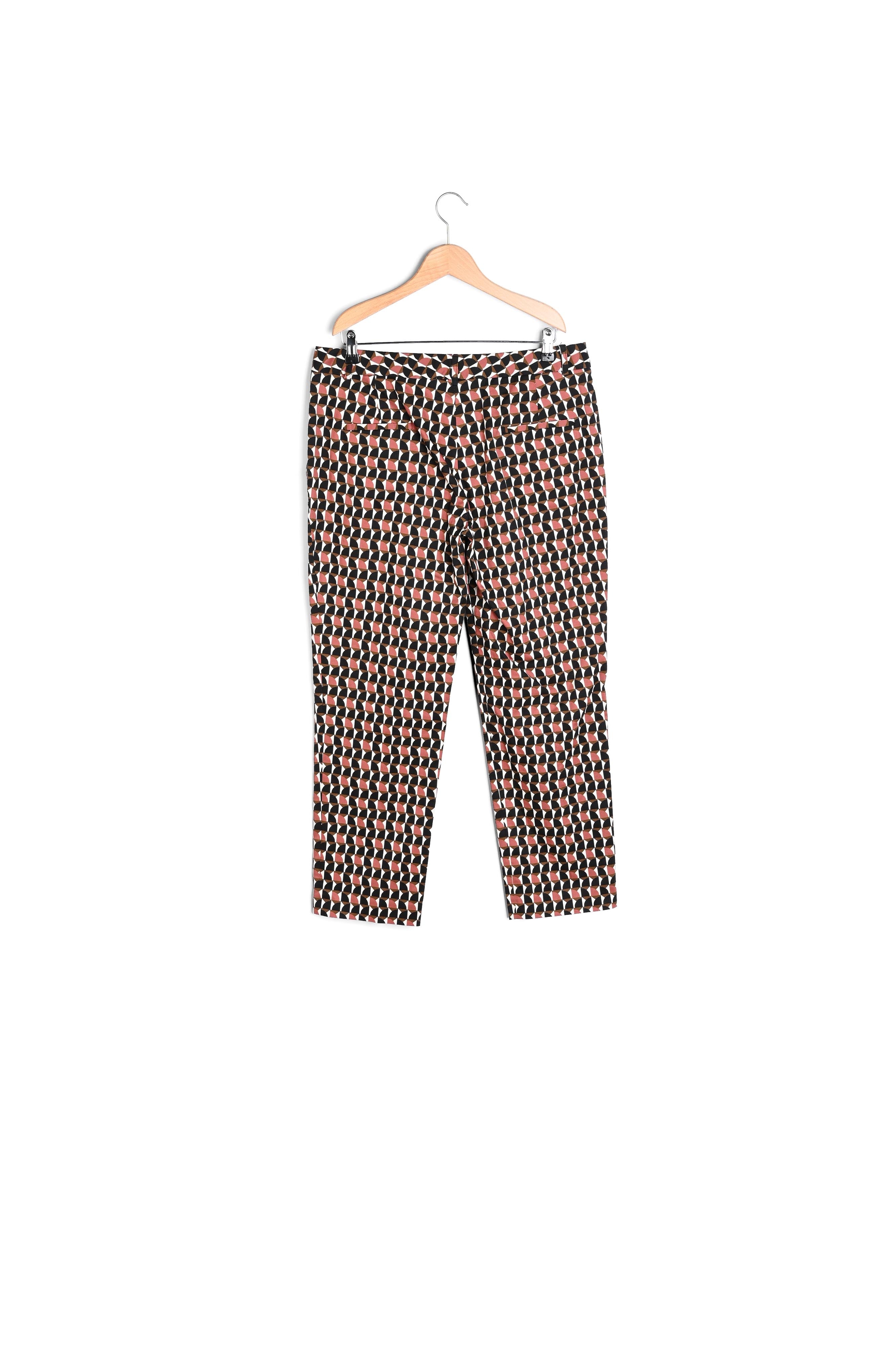 Pantalon Stretch à motif fantaisie - ELAZAR Faume - seconde main