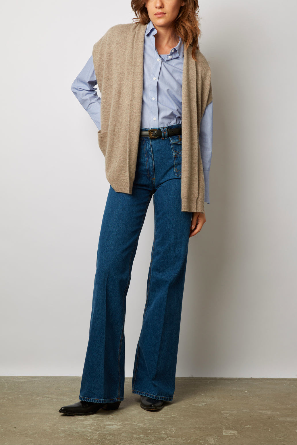 Gilet sans manche en cachemire - LALY Faume - seconde main