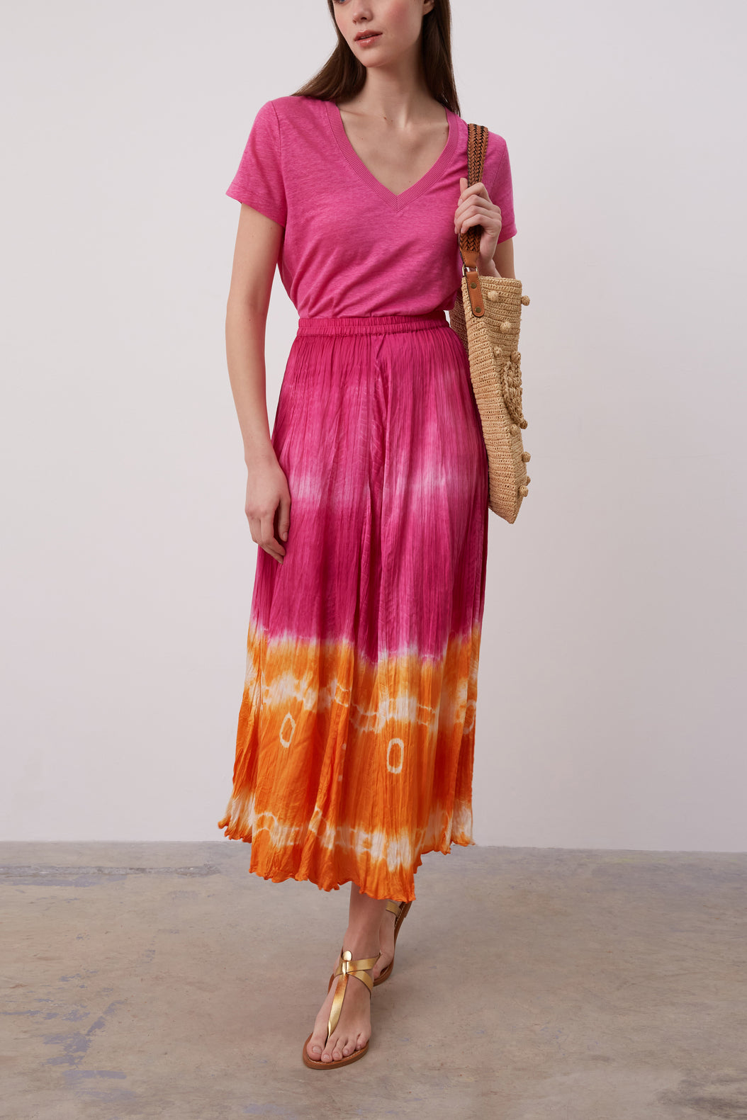 Jupe longue Tie and Dye - BABETH Faume - seconde main